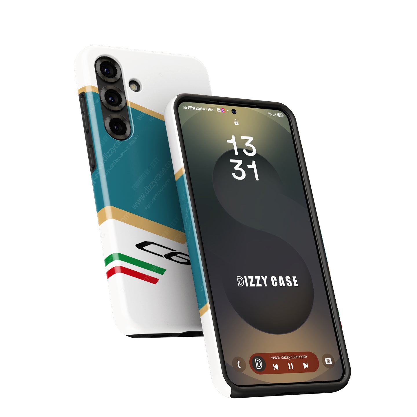 Coque de téléphone Tadej Pogacar 2024 Giro d'Italia en maillot rose par DIZZY