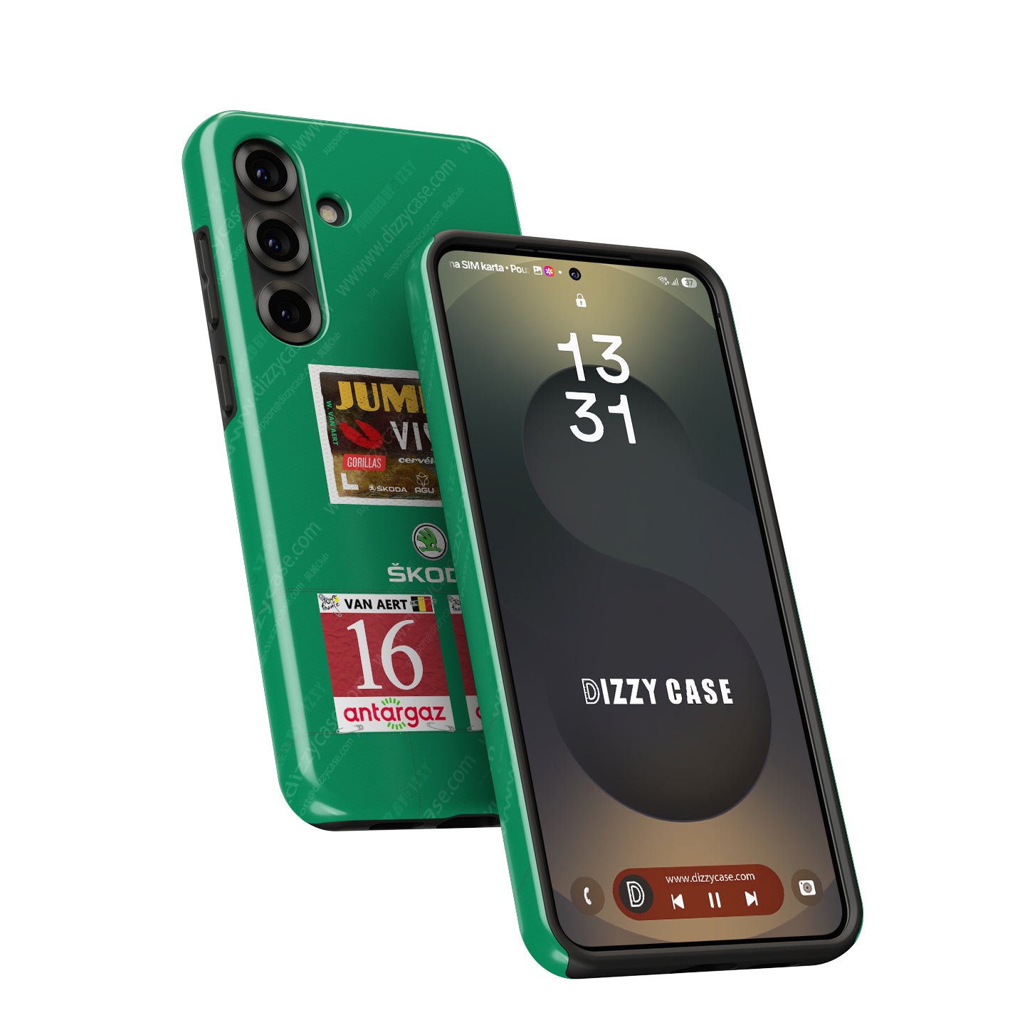 Celebrate Wout Van Aert with the 2022 Green Jersey Phone Case