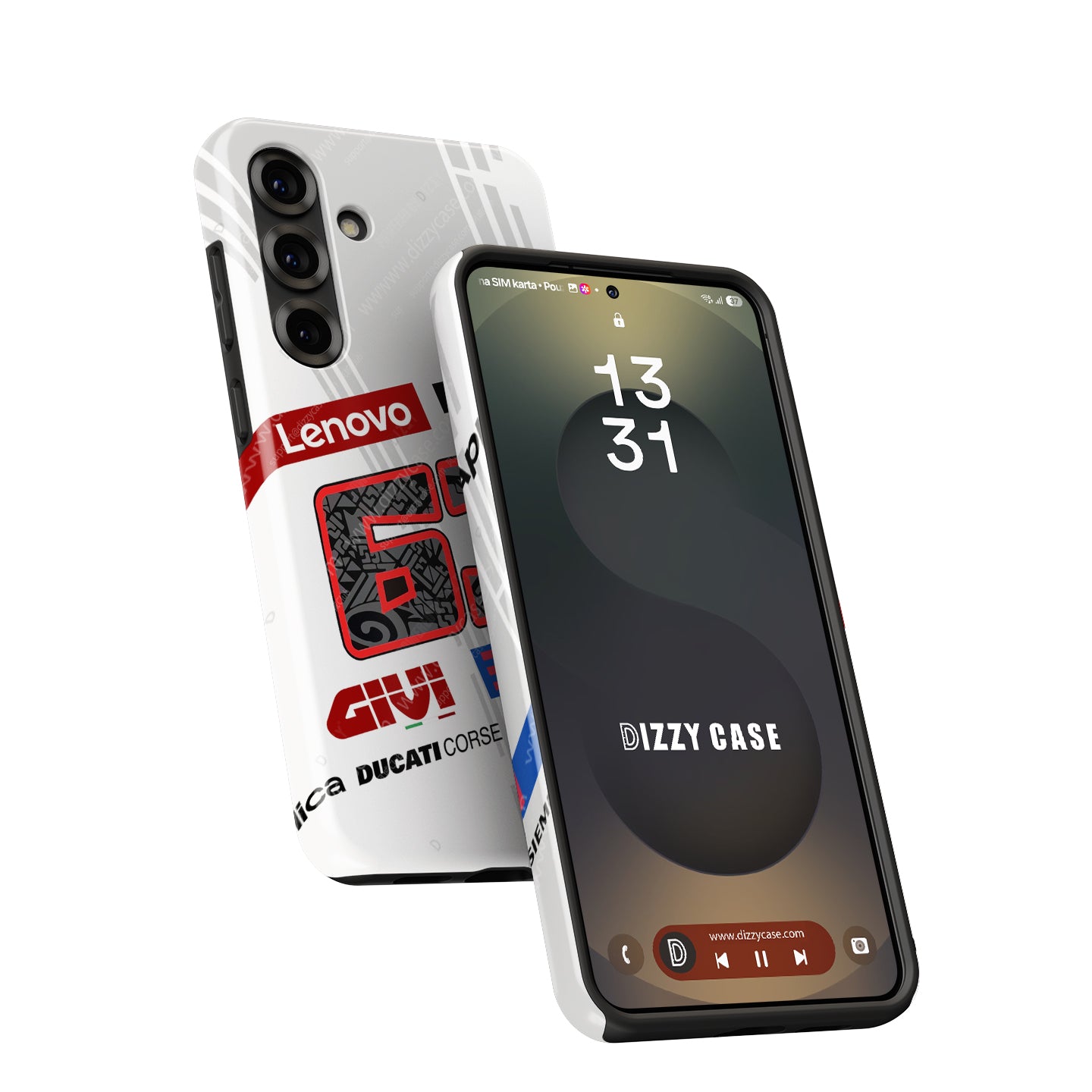 Pecco Bagnaia #63 Prototype White - Samsung Galaxy Case
