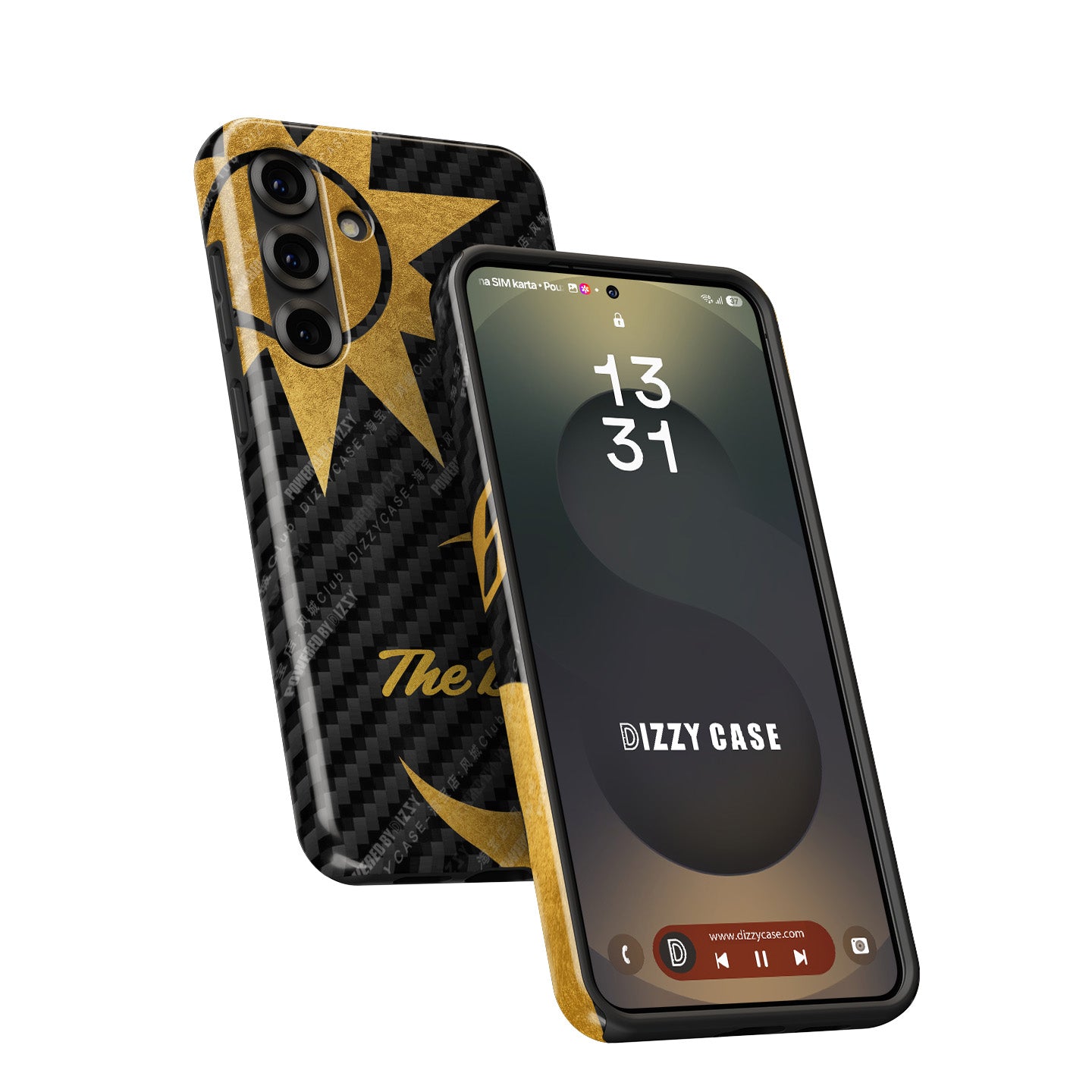 Valentino Rossi Anniversario Gold Carbon Phone Case – The Doctor Edition for Samsung