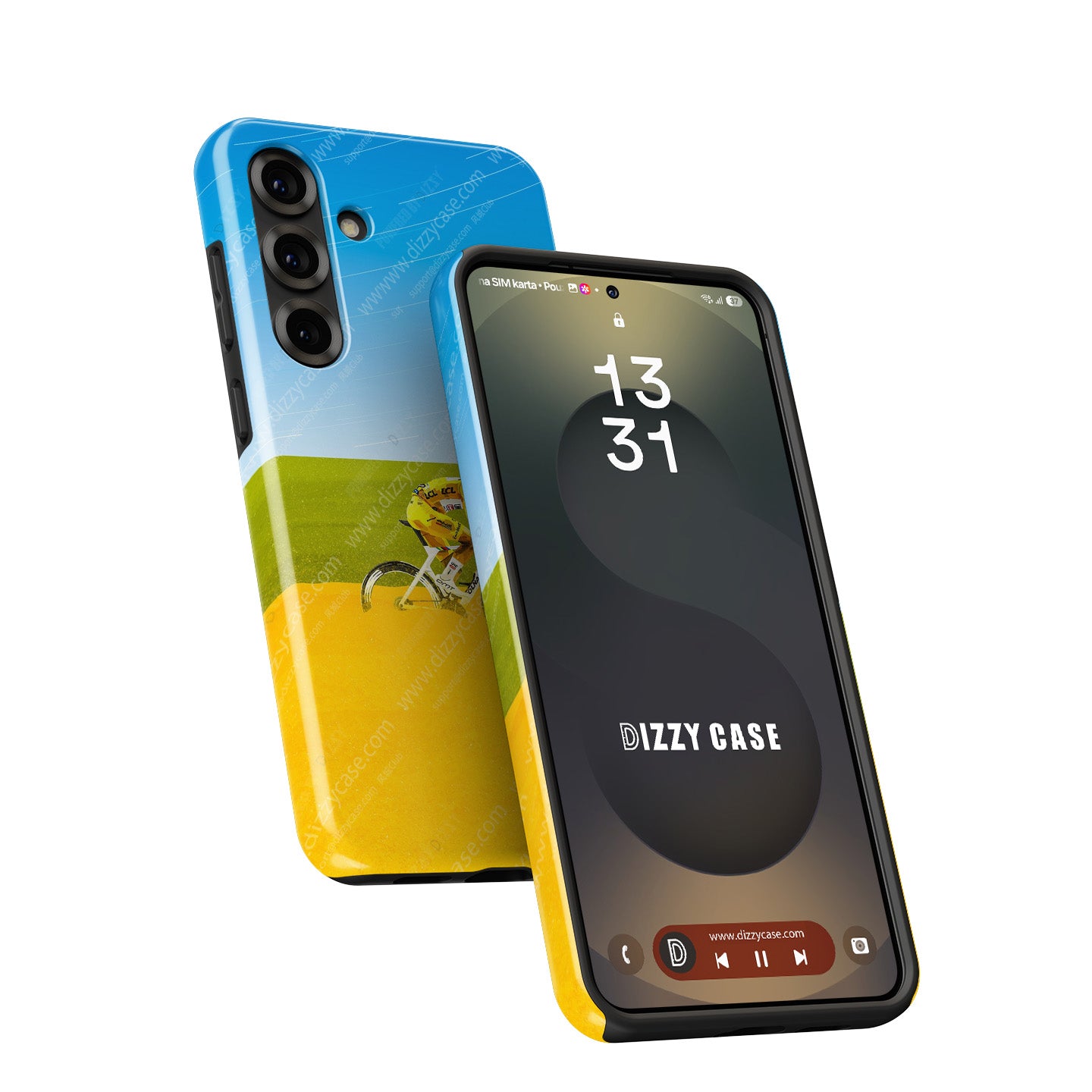 Tadej Pogačar “Solo in Yellow” Phone Case – Tour de France 2025 Edition for Samsung Galaxy