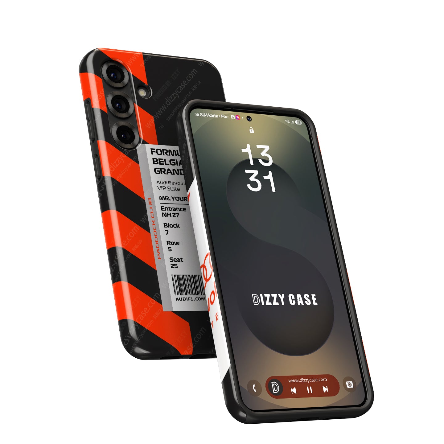 Custom Audi F1 VIP Pass Samsung Galaxy Case