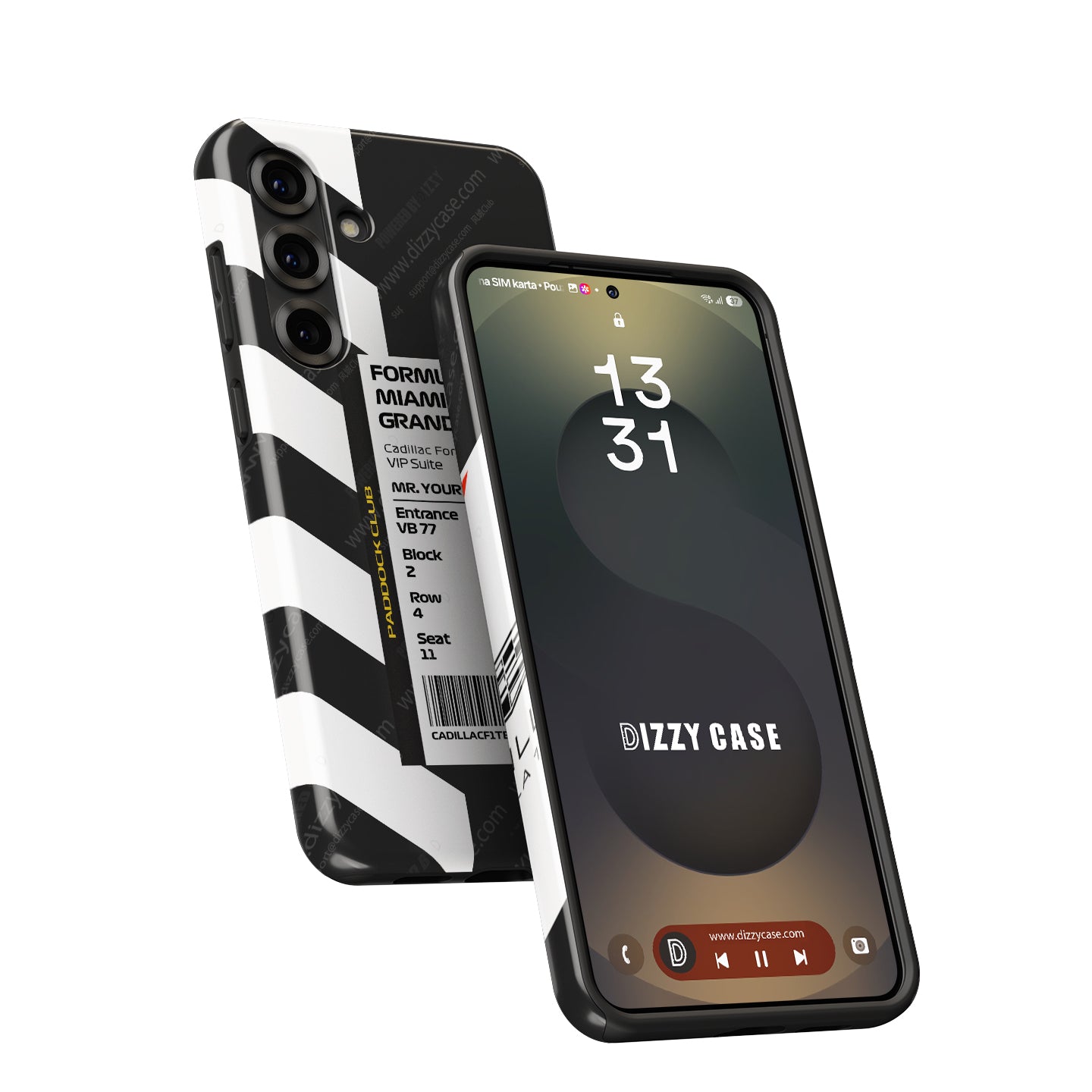 Custom Cadillac VIP Pass Samsung Galaxy Case