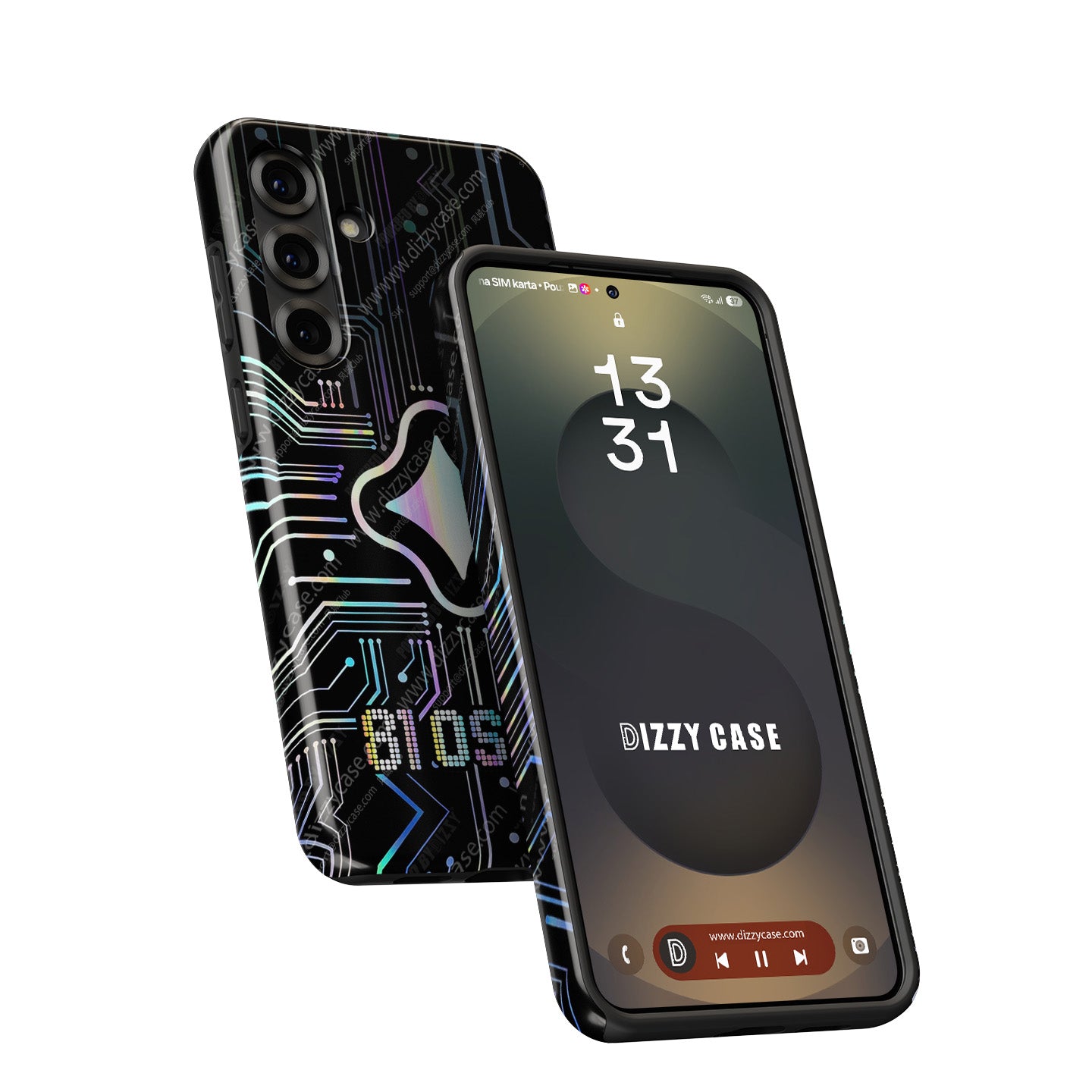 Oscar Piastri 2025 USGP Helmet Phone Case – Gemini Tech Edition for Samsung Galaxy