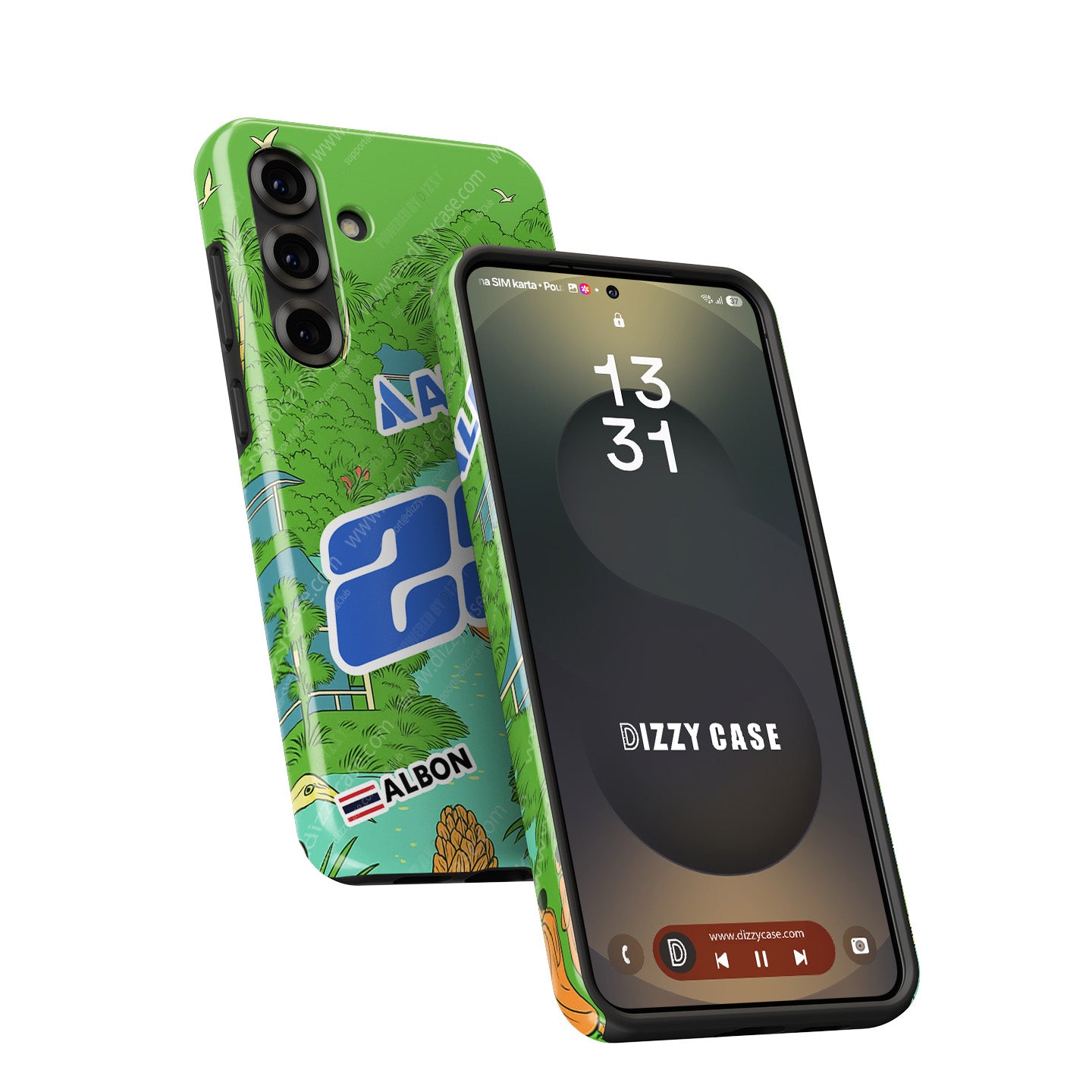 Alex Albon 2025 Singapore GP Helmet Samsung Phone Case – UNICEF Charity Edition for Galaxy