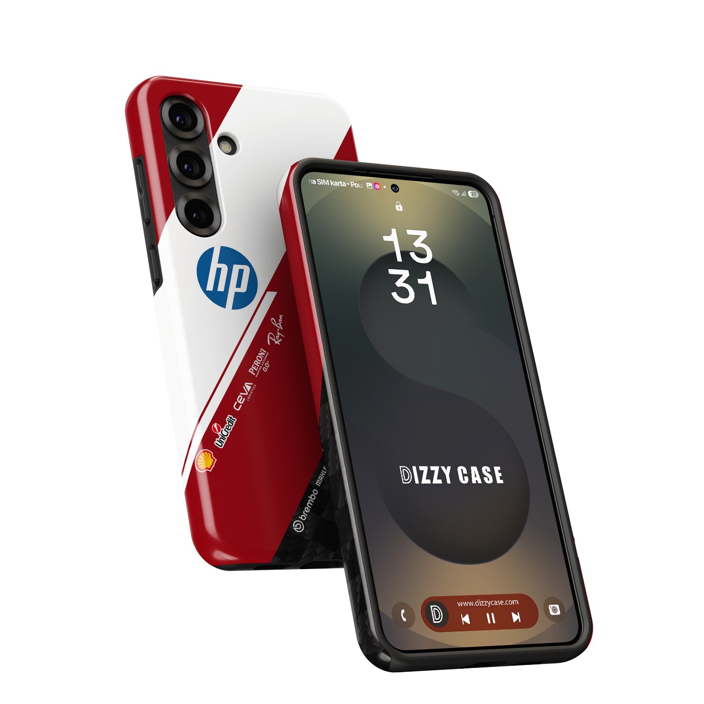 Charles Leclerc 2025 Livery Phone Case – Speed & Style Combined (Samsung Galaxy) | DIZZY CASE