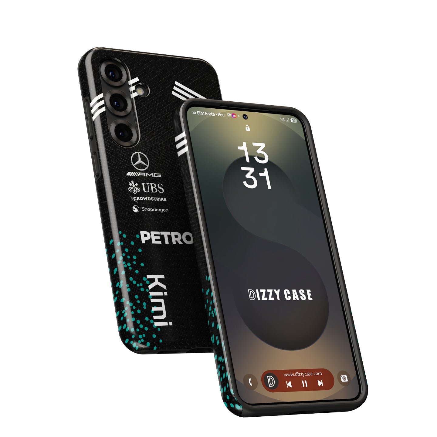 Kimi Antonelli 2025 Mercedes F1 Race Suit Phone Case – AMG Petronas Edition (Samsung Galaxy) | DIZZY CASE