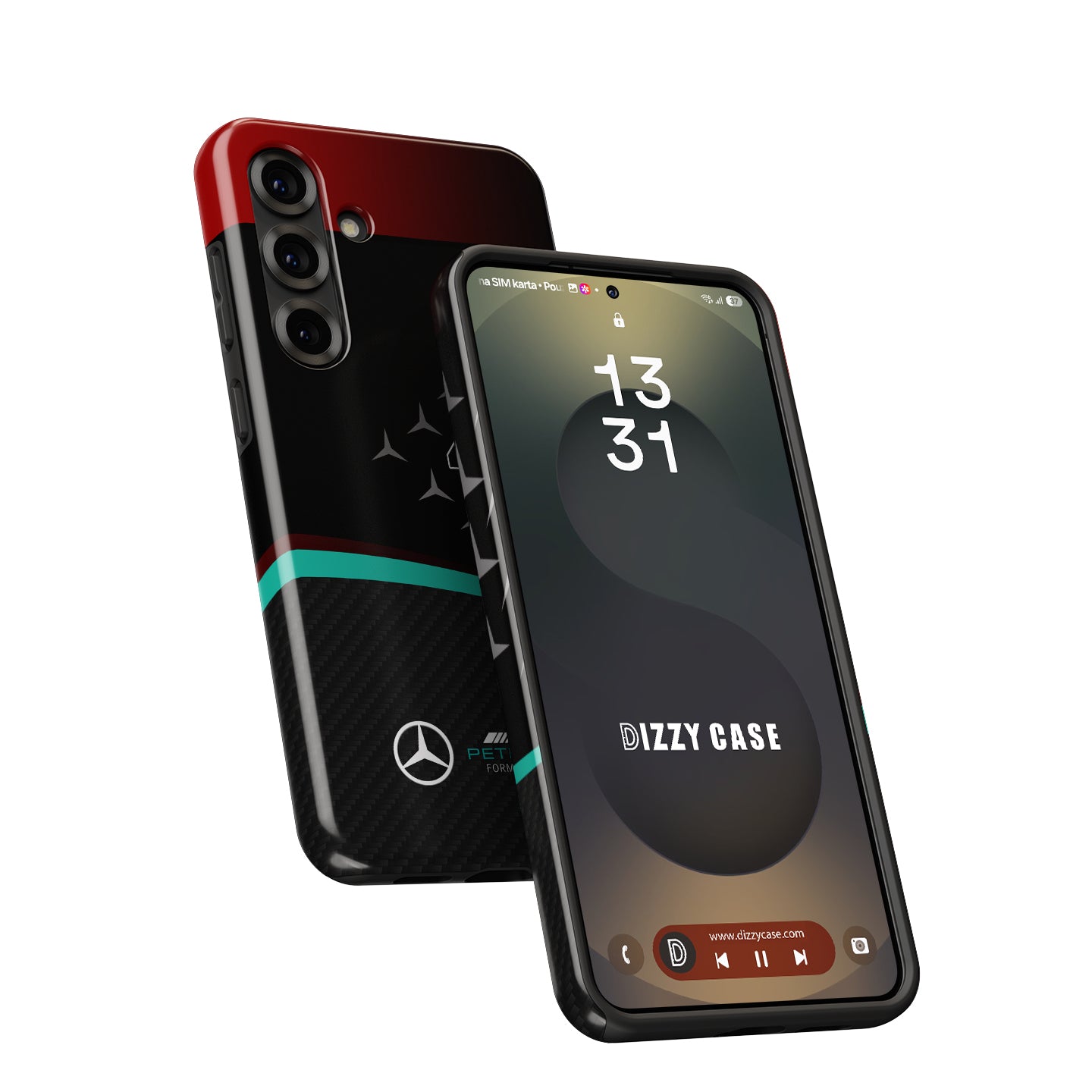 Lewis Hamilton W15 Samsung Case - Mercedes F1 Legacy Design | DIZZY CASE