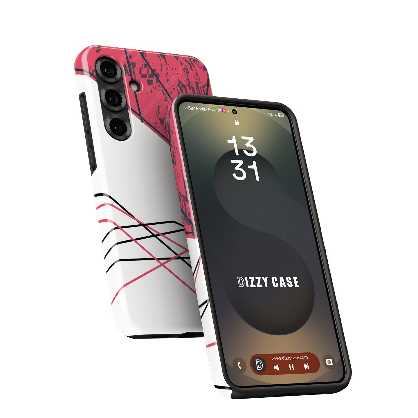 Coque de téléphone Tadej Pogacar 2024 Giro d'Italia en maillot rose par DIZZY