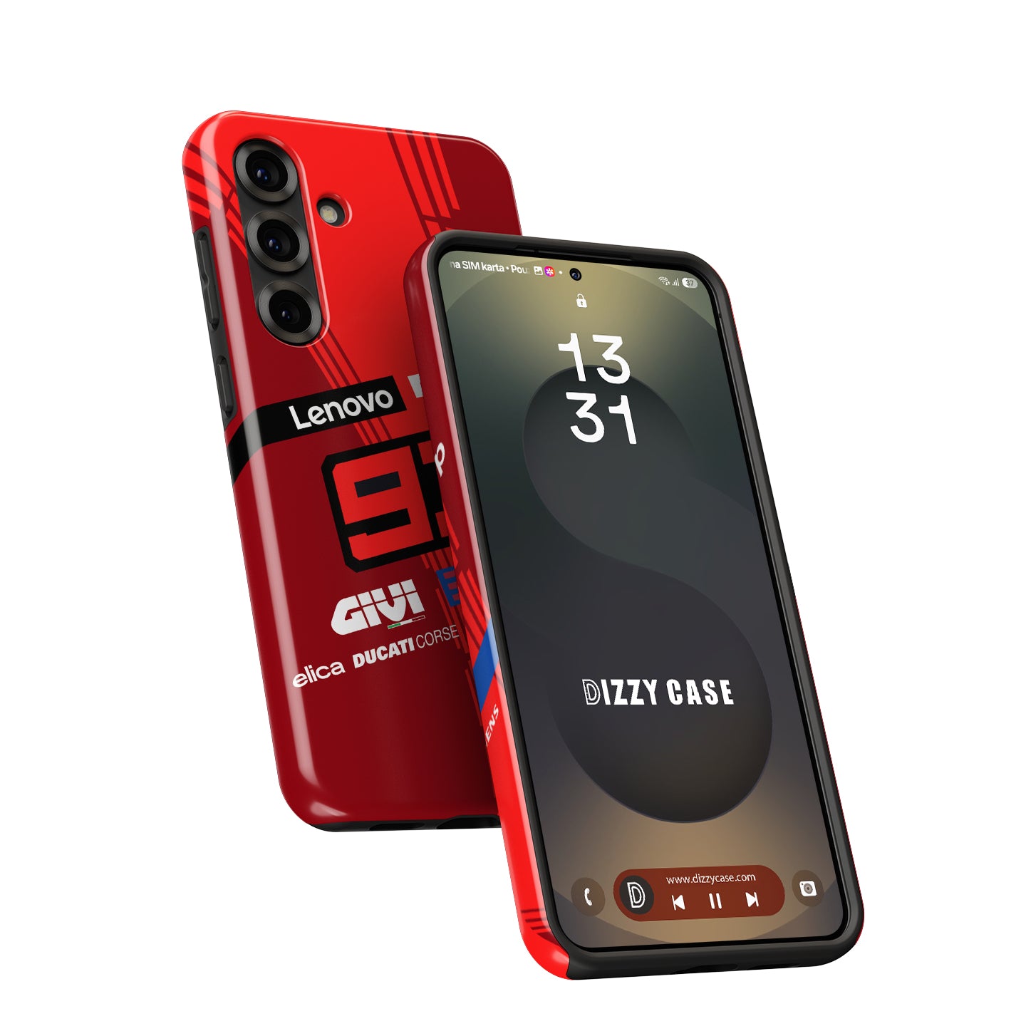 Marc Márquez 93 Ducati Racing Phone Case – MotoGP Inspired Design for Samsung | DIZZY CASE