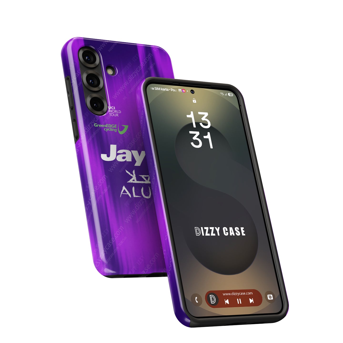 Team Jayco AlUla 2025 Jersey Phone Case – Ride the Purple Velocity (Samsung Galaxy)