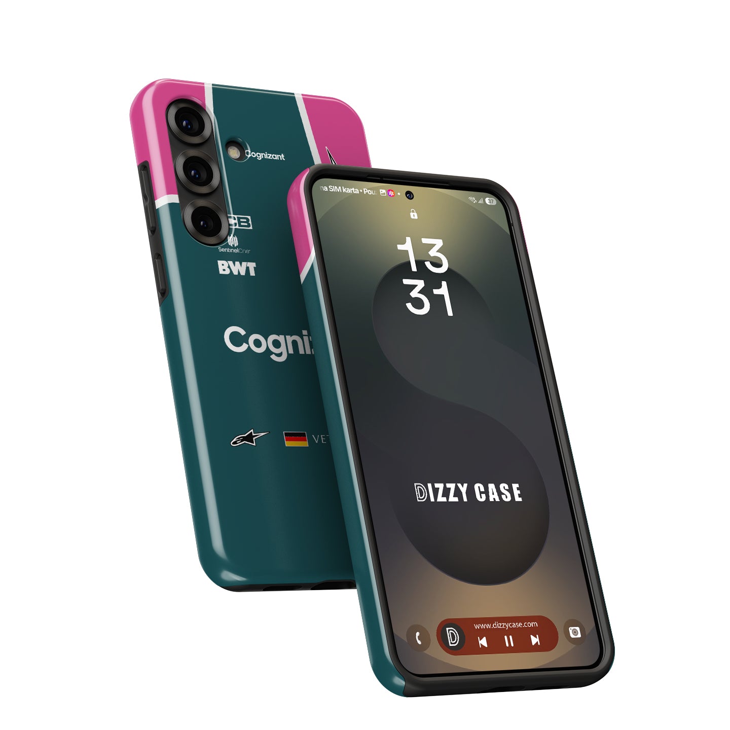 Aston Martin Sebastian Vettel F1 Phone Case for Samsung | DIZZY CASE