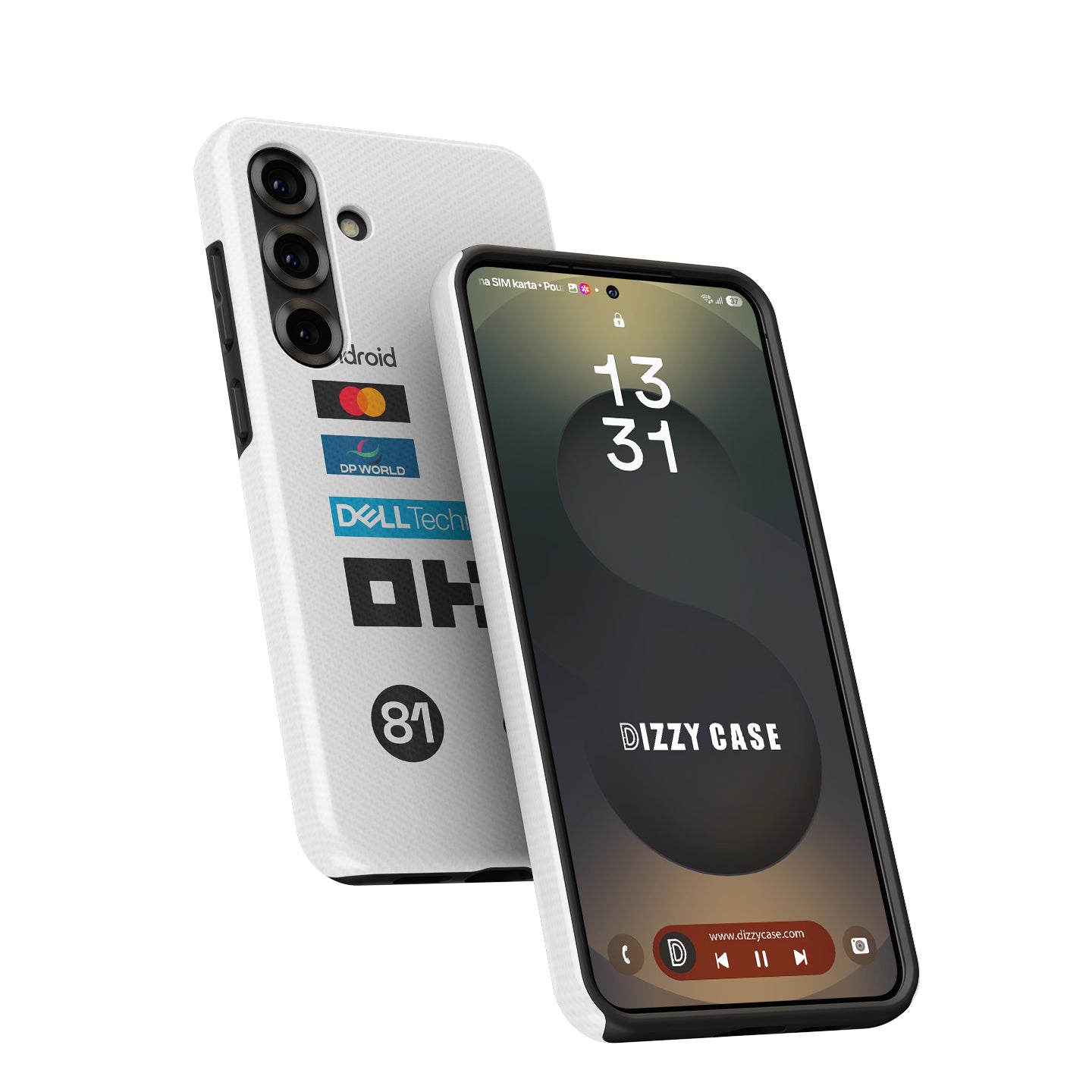 Oscar Piastri 2025 Monaco GP Phone Case – McLaren White Race Suit Edition (For Samsung) | DIZZY CASE