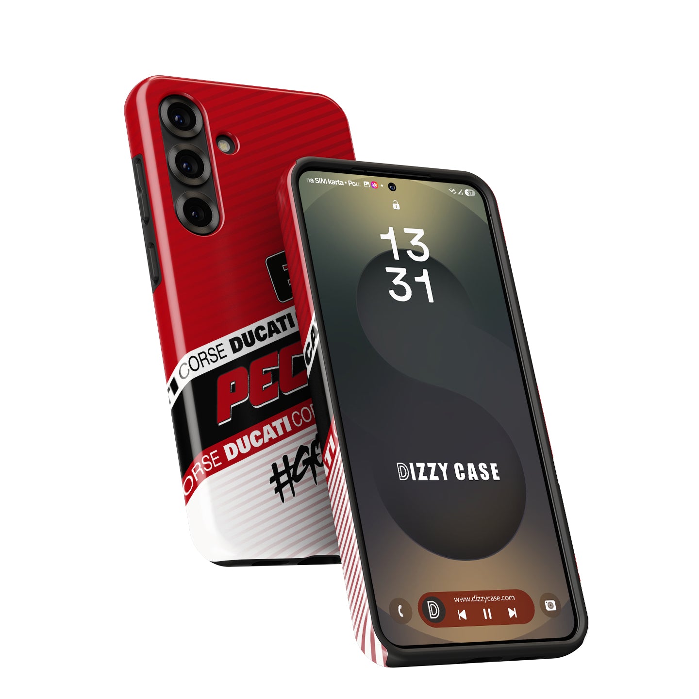 Francesco Bagnaia MotoGP 2025 Phone Case – Ducati Pecco #63 Design for Samsung