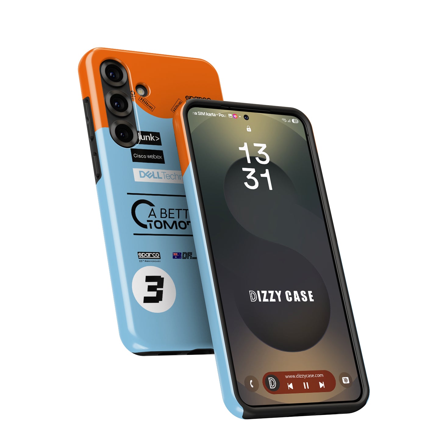 Ricciardo Gulf Livery Samsung Case - Sleek & Tough Protection | DIZZY CASE
