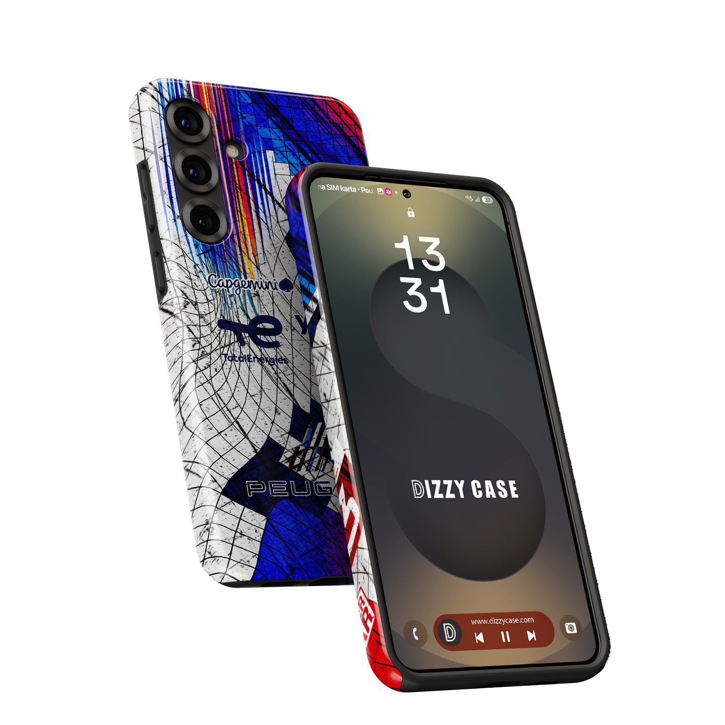 Peugeot 9X8 Le Mans 100th Anniversary Samsung Case – Race-Worn Hypercar Edition | DIZZY CASE
