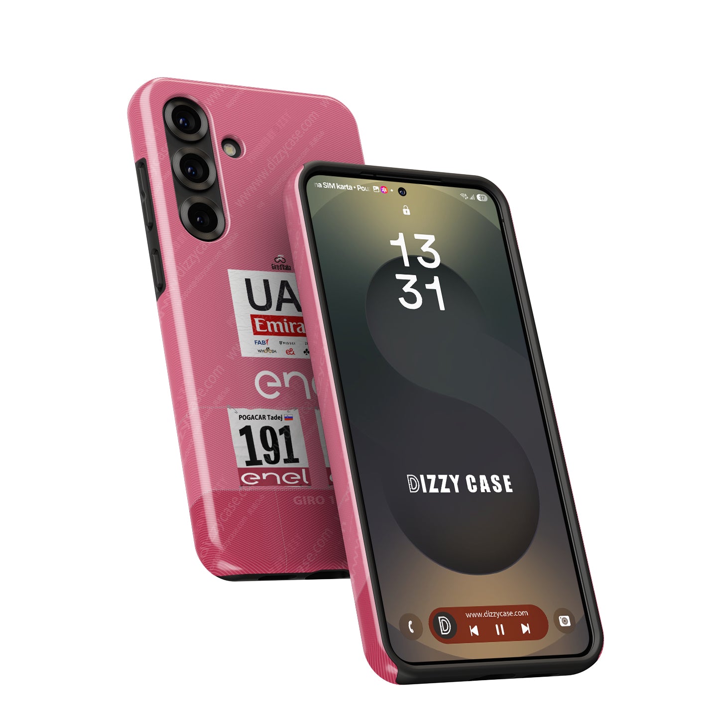 Tadej Pogačar 2024 Pink Jersey Phone Case: Style Meets Protection | DIZZY CASE