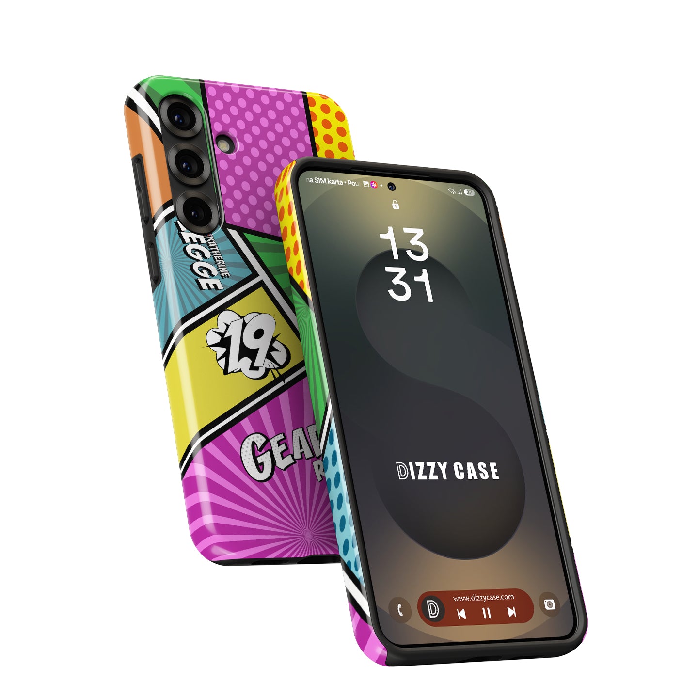GEAR Racing Pop Art Samsung Case – Lamborghini Huracan Style for Galaxy