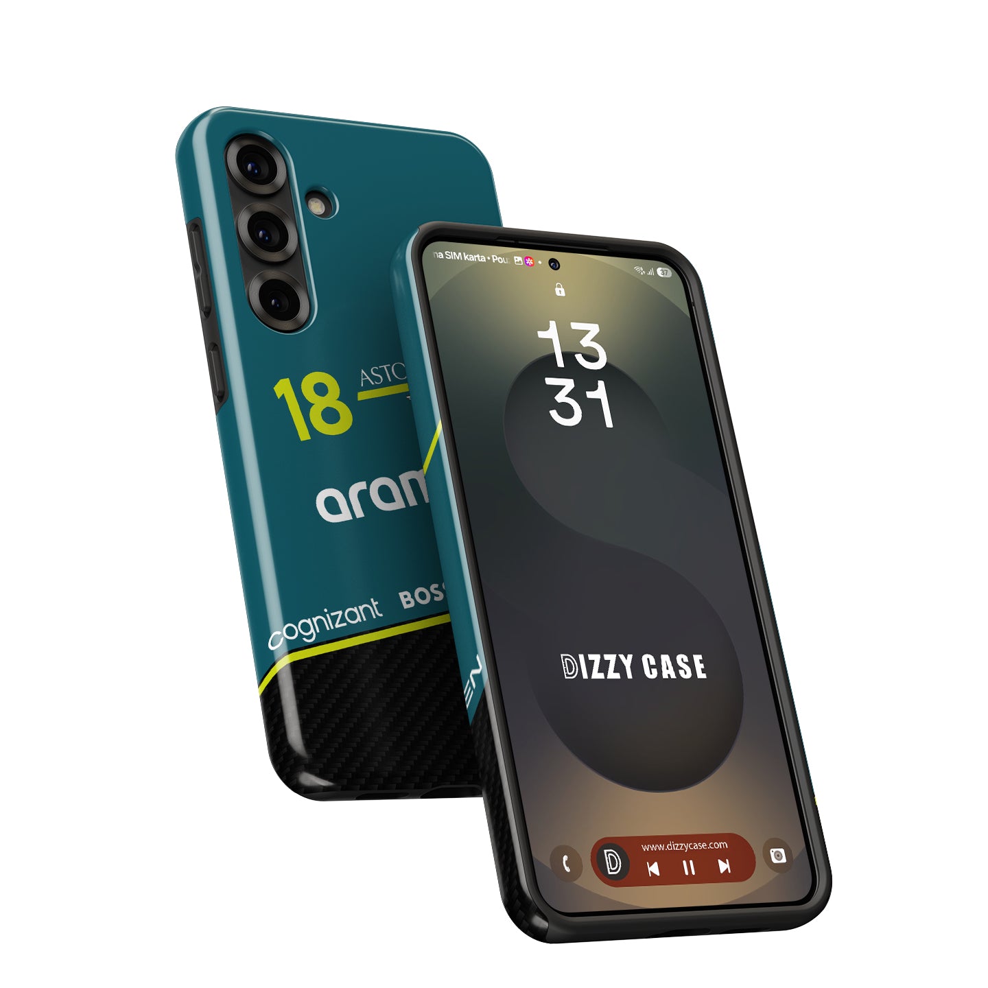 Aston Martin AMR25 Lance Stroll Phone Case – LS18 Edition (For Samsung Galaxy) | DIZZY CASE