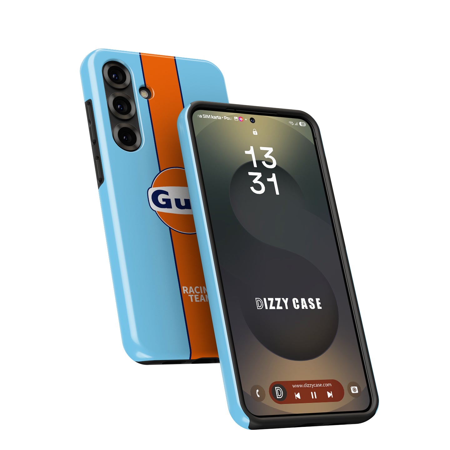 Gulf Racing Livery Samsung Case – Iconic Racing Style for Galaxy