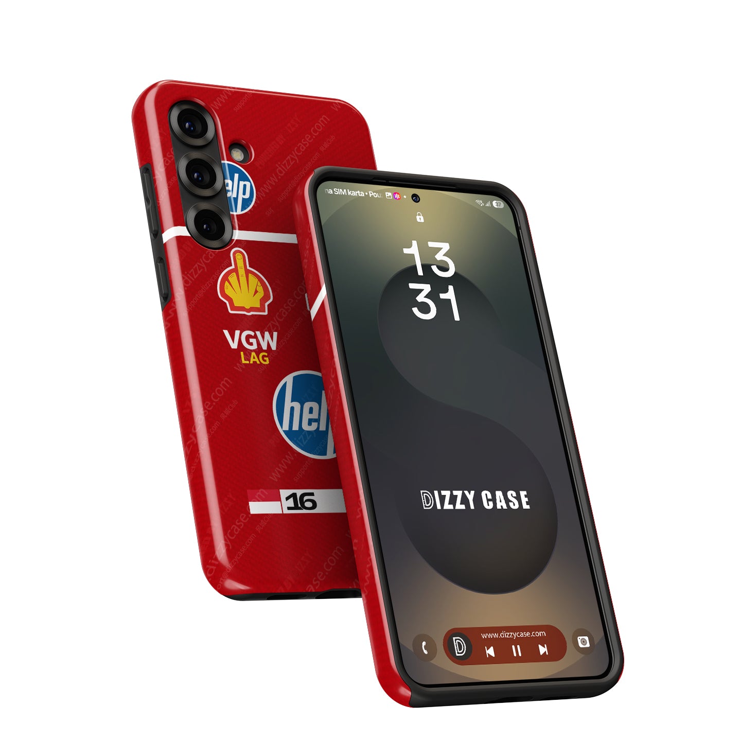 Charles Leclerc 2025 Race Suit Phone Case – (Samsung Galaxy) | DIZZY CASE