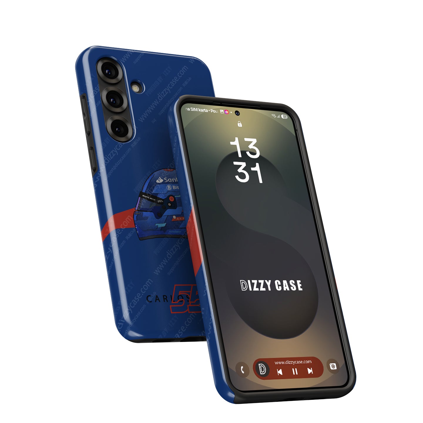 Carlos Sainz 2024 Miami GP Helmet Phone Case – Samsung Models | DIZZY CASE
