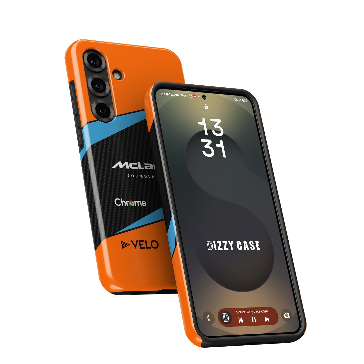 Iconic Piastri MCL60 Livery Case – Samsung-Compatible | DIZZY CASE