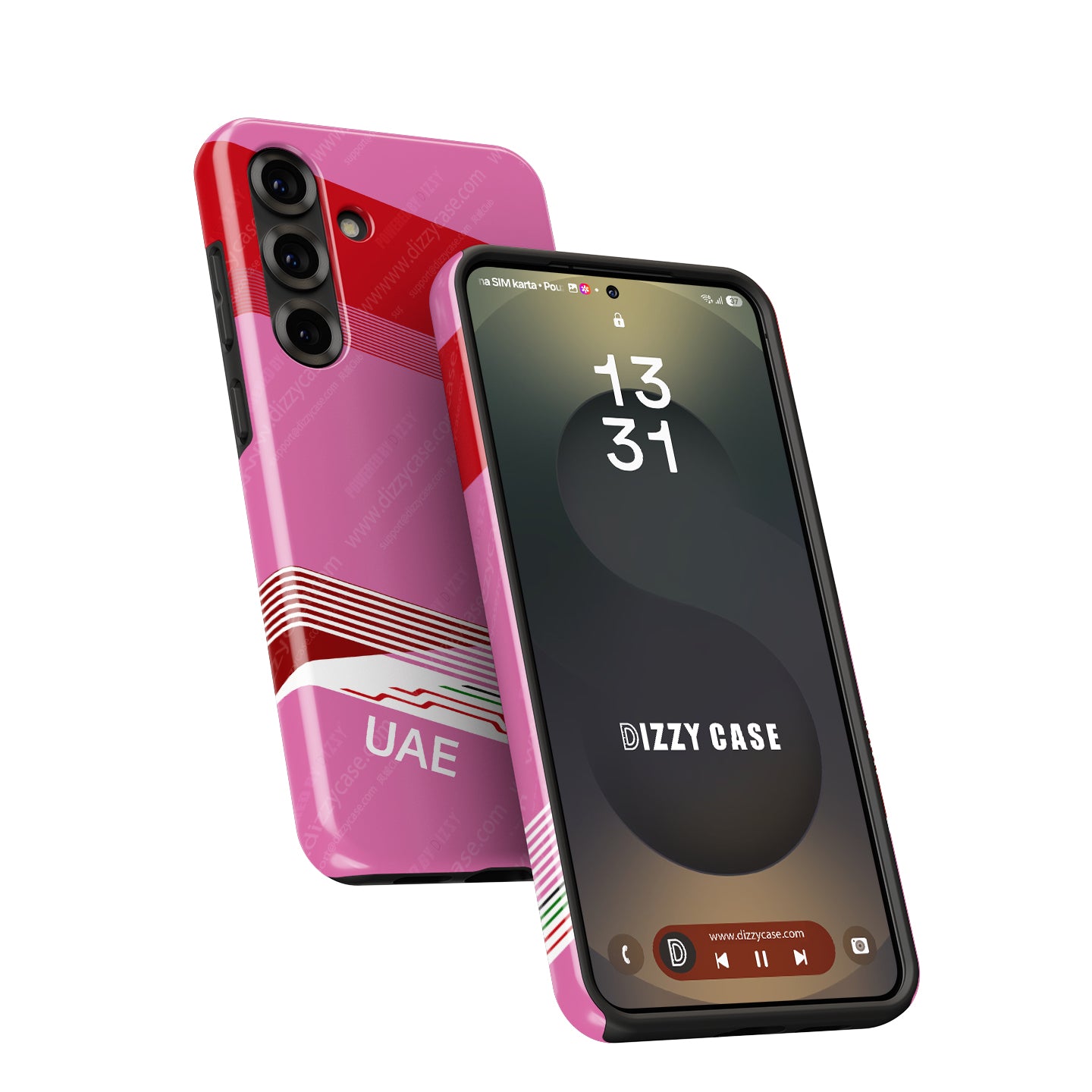 Tadej Pogačar 2024 Giro d’Italia Pink Bike Livery Phone Case – Colnago V4Rs Tribute (for Samsung) | DIZZY CASE