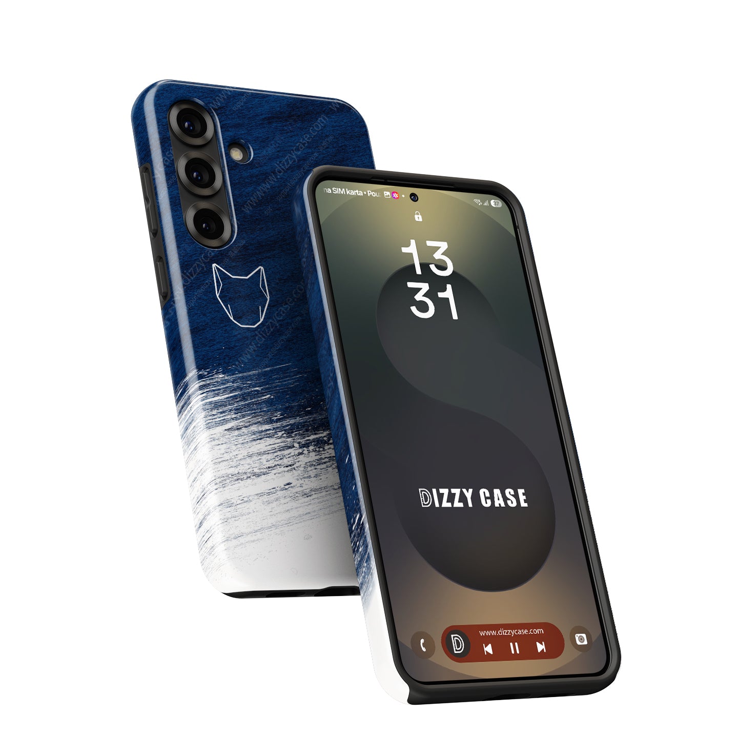 Soudal Quick-Step 2025 Bike Livery Phone Case – Gradient Blue S-Works Design for Samsung