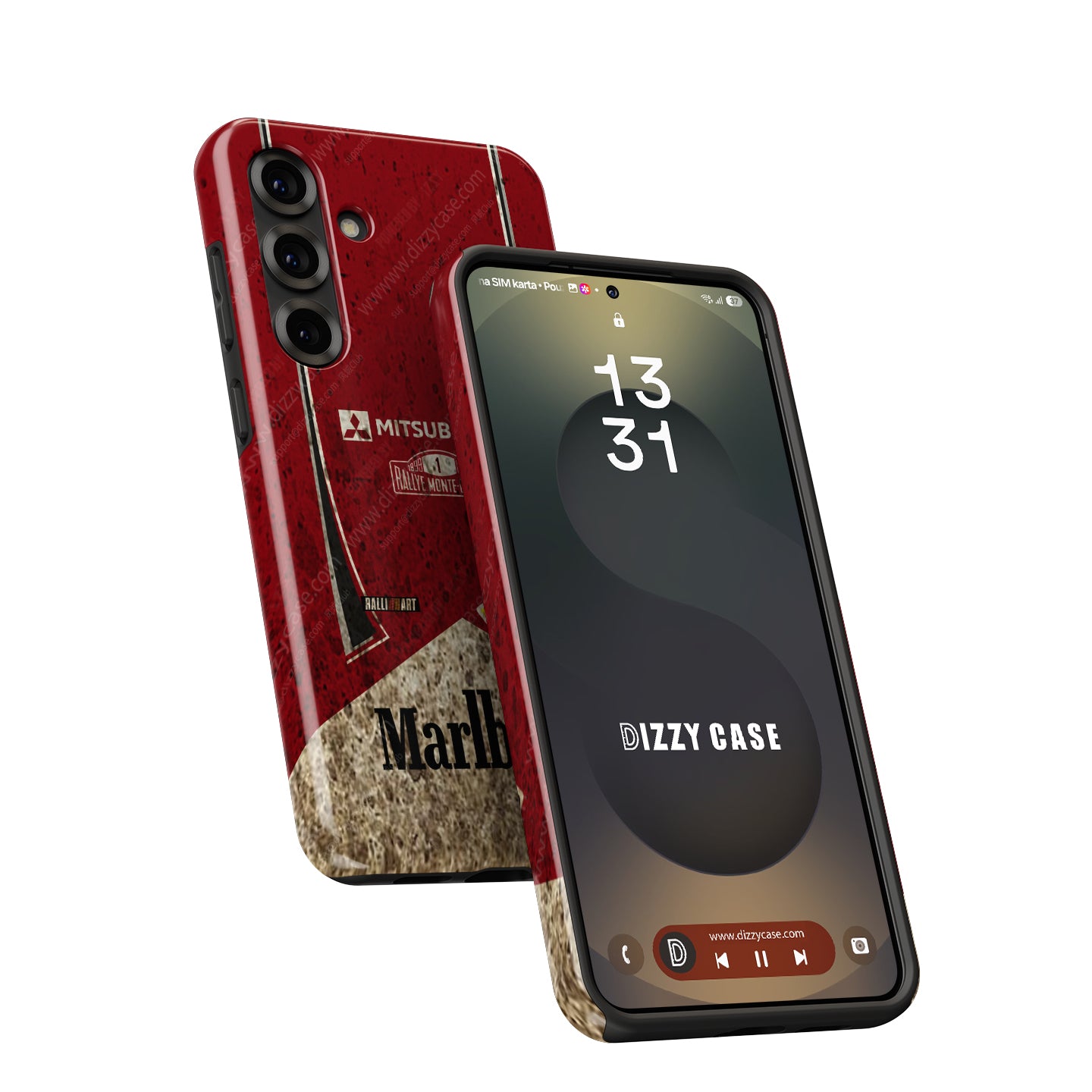 1999 Mitsubishi Lancer Evolution VI #1 Tommi Makinen - Risto Mannisenmaki Ganador del Rally de Nueva Zelanda (1999) Decoración de barro de SAMSUNG PHONE Case