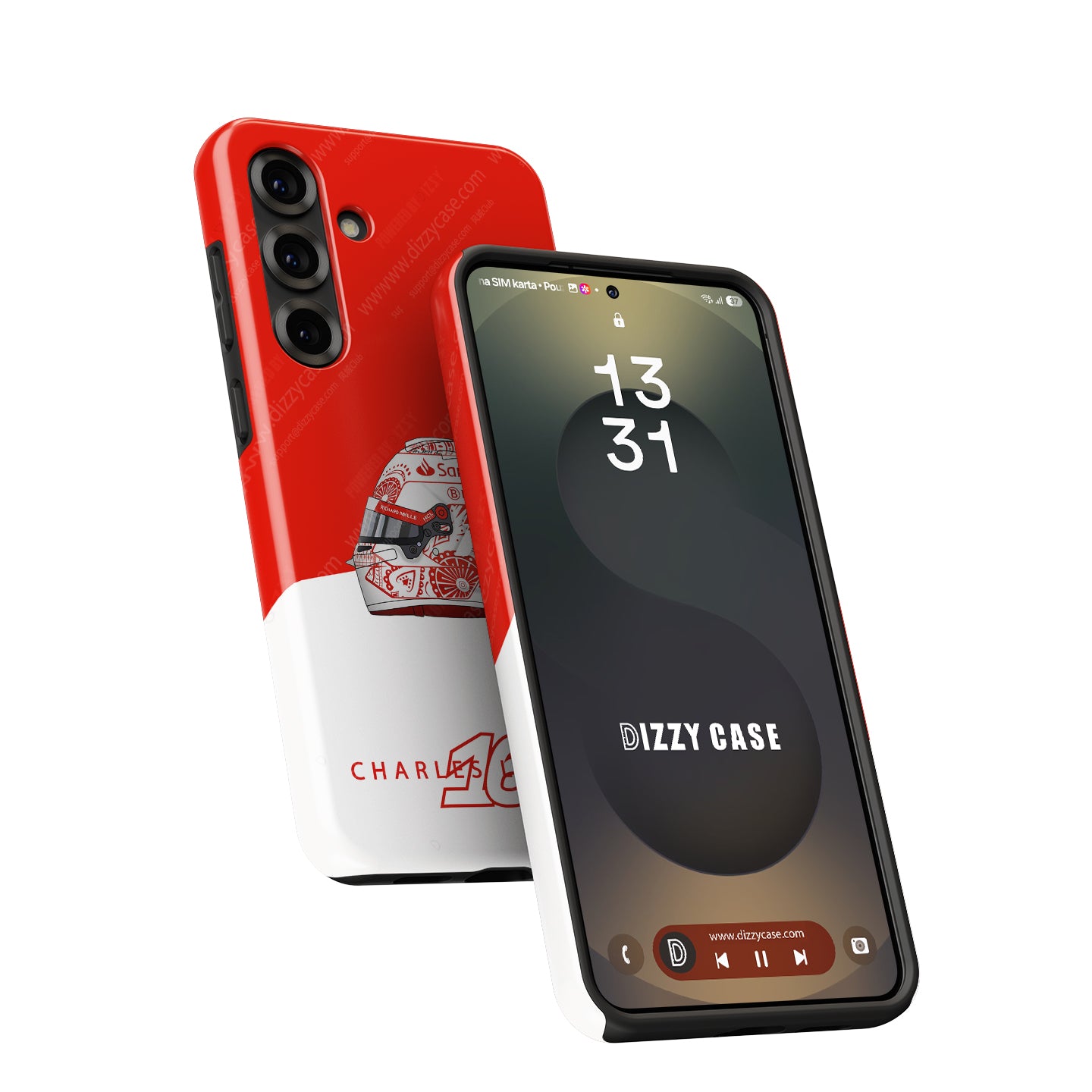 Charles Leclerc Mexico 2024 F1 "Día De Los Muertos" Helmet Phone Case - Samsung Models | DIZZY CASE