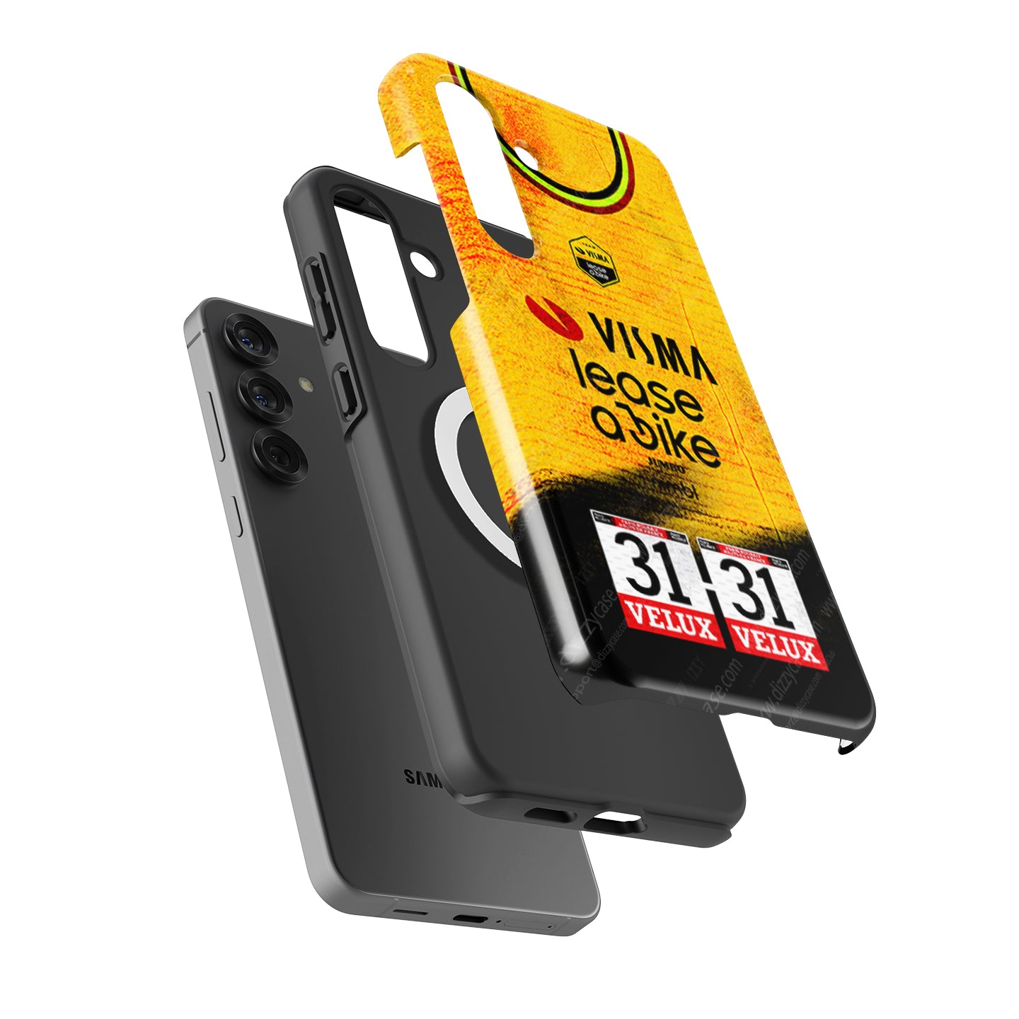 Paris-Roubaix 2026 Champion — Wout van Aert #31 | Visma Lease a Bike Phone Case for Samsung Galaxy