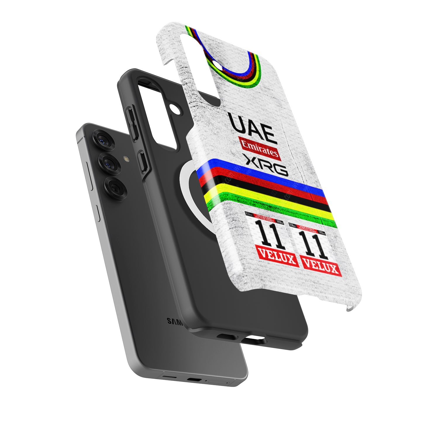 Paris-Roubaix 2026 — Tadej Pogačar #11 | UAE Team Emirates XRG World Champion Phone Case for Samsung Galaxy