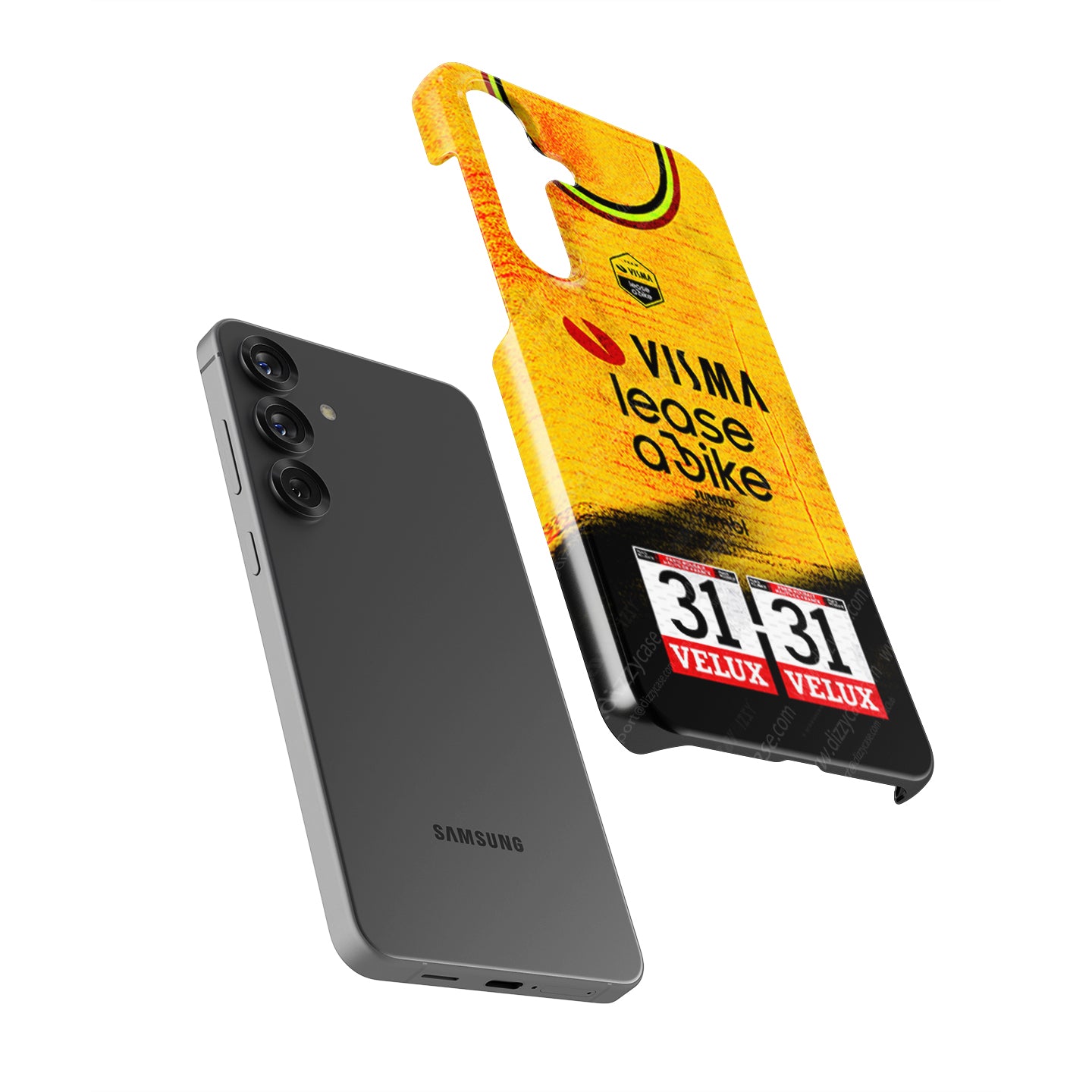 Paris-Roubaix 2026 Champion — Wout van Aert #31 | Visma Lease a Bike Phone Case for Samsung Galaxy