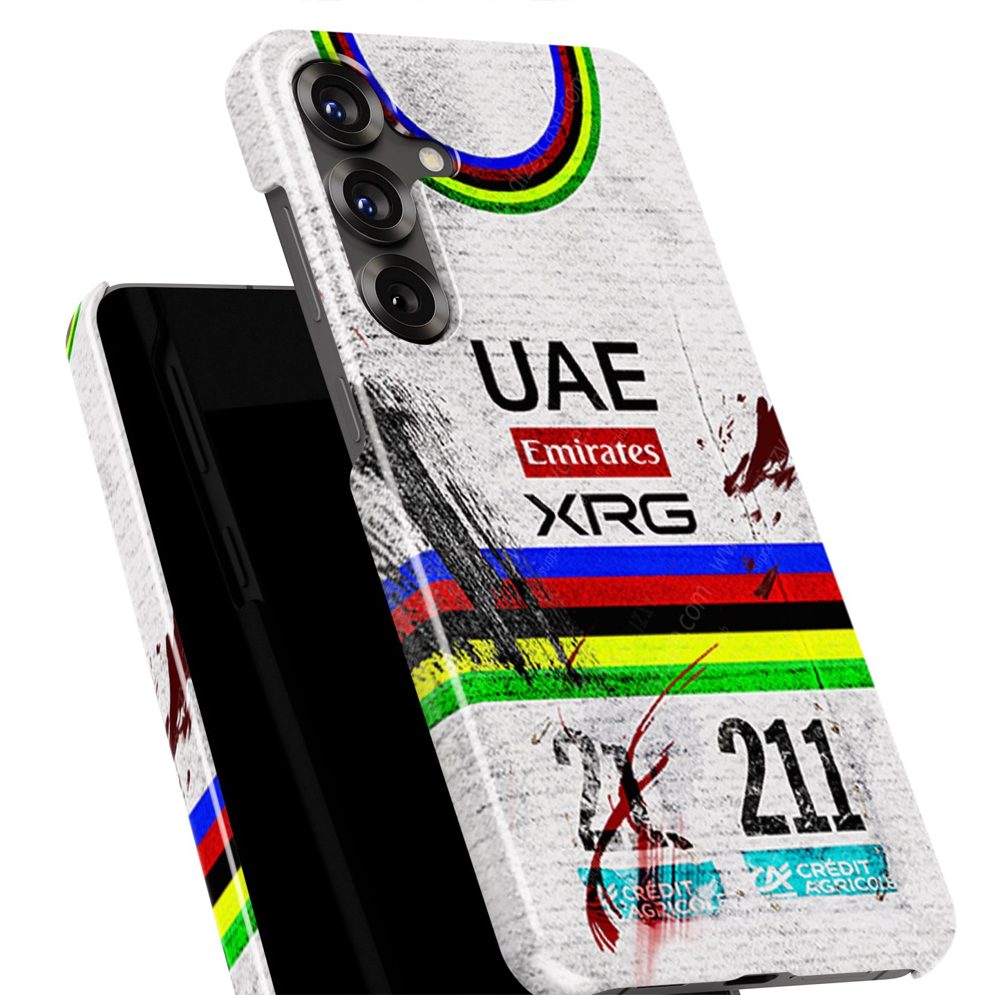Milan-San Remo 2026 Champion — Tadej Pogačar #211 | UAE Team Emirates XRG Crash Edition Phone Case for Samsung Galaxy