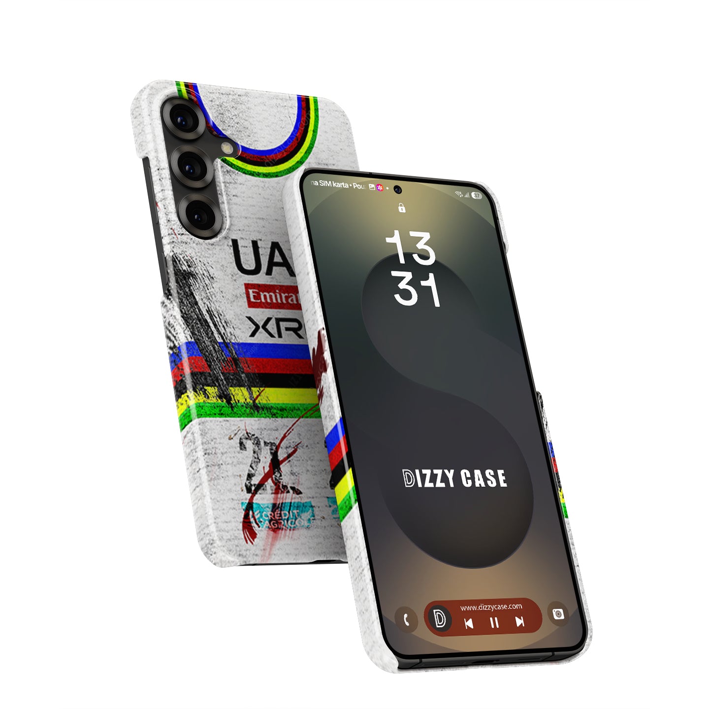 Milan-San Remo 2026 Champion — Tadej Pogačar #211 | UAE Team Emirates XRG Crash Edition Phone Case for Samsung Galaxy