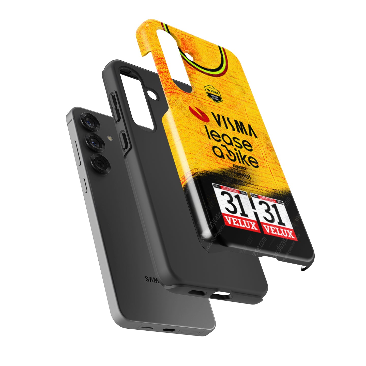 Paris-Roubaix 2026 Champion — Wout van Aert #31 | Visma Lease a Bike Phone Case for Samsung Galaxy