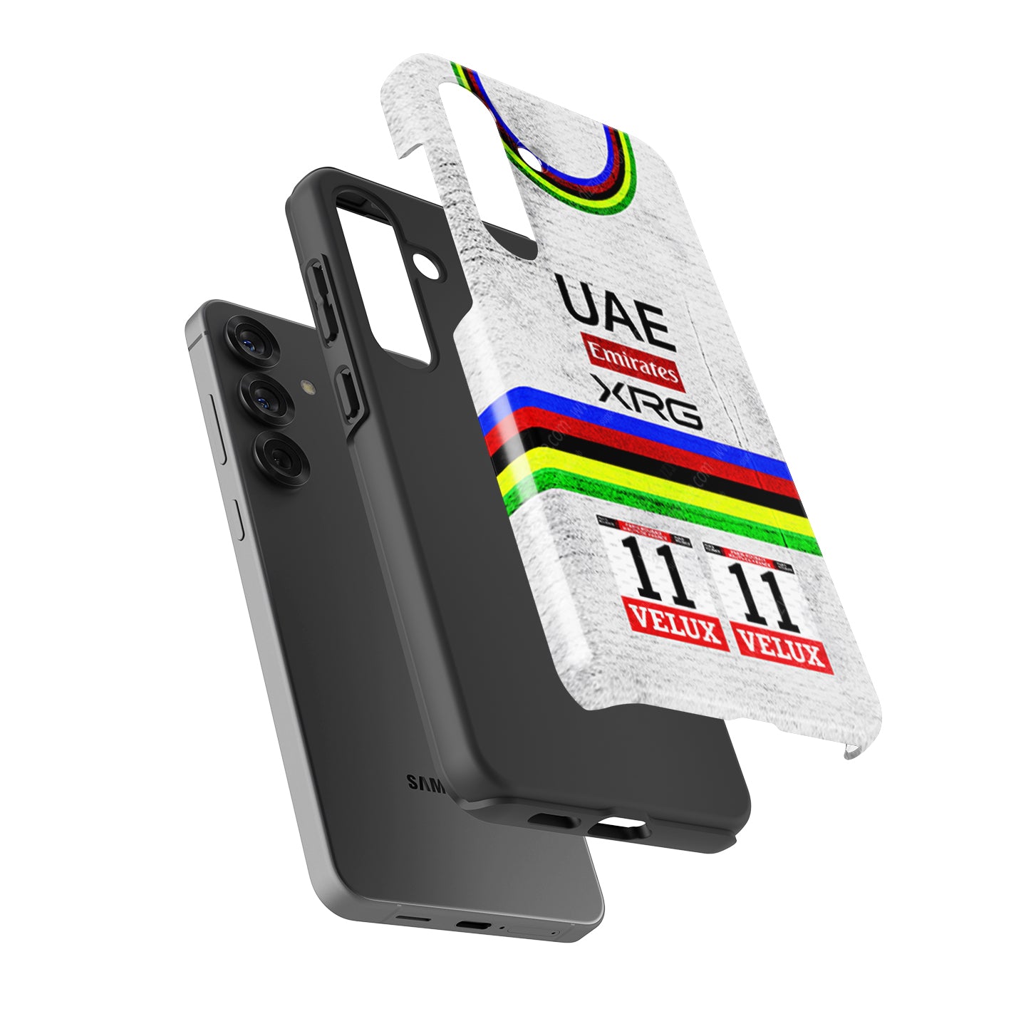 Paris-Roubaix 2026 — Tadej Pogačar #11 | UAE Team Emirates XRG World Champion Phone Case for Samsung Galaxy