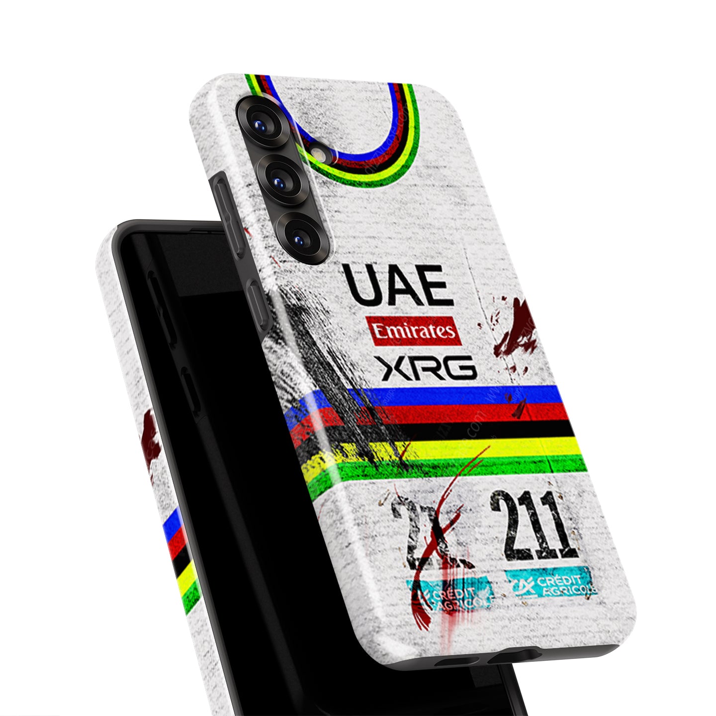 Milan-San Remo 2026 Champion — Tadej Pogačar #211 | UAE Team Emirates XRG Crash Edition Phone Case for Samsung Galaxy