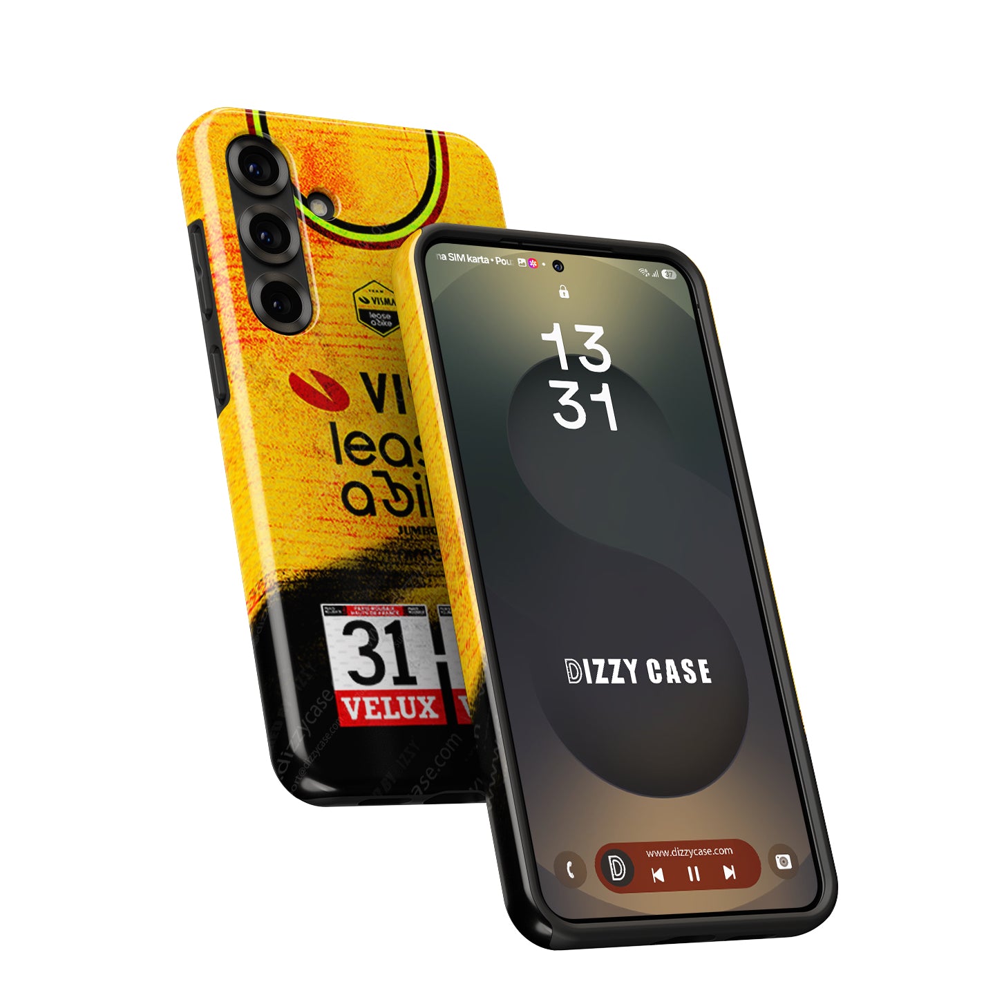 Paris-Roubaix 2026 Champion — Wout van Aert #31 | Visma Lease a Bike Phone Case for Samsung Galaxy