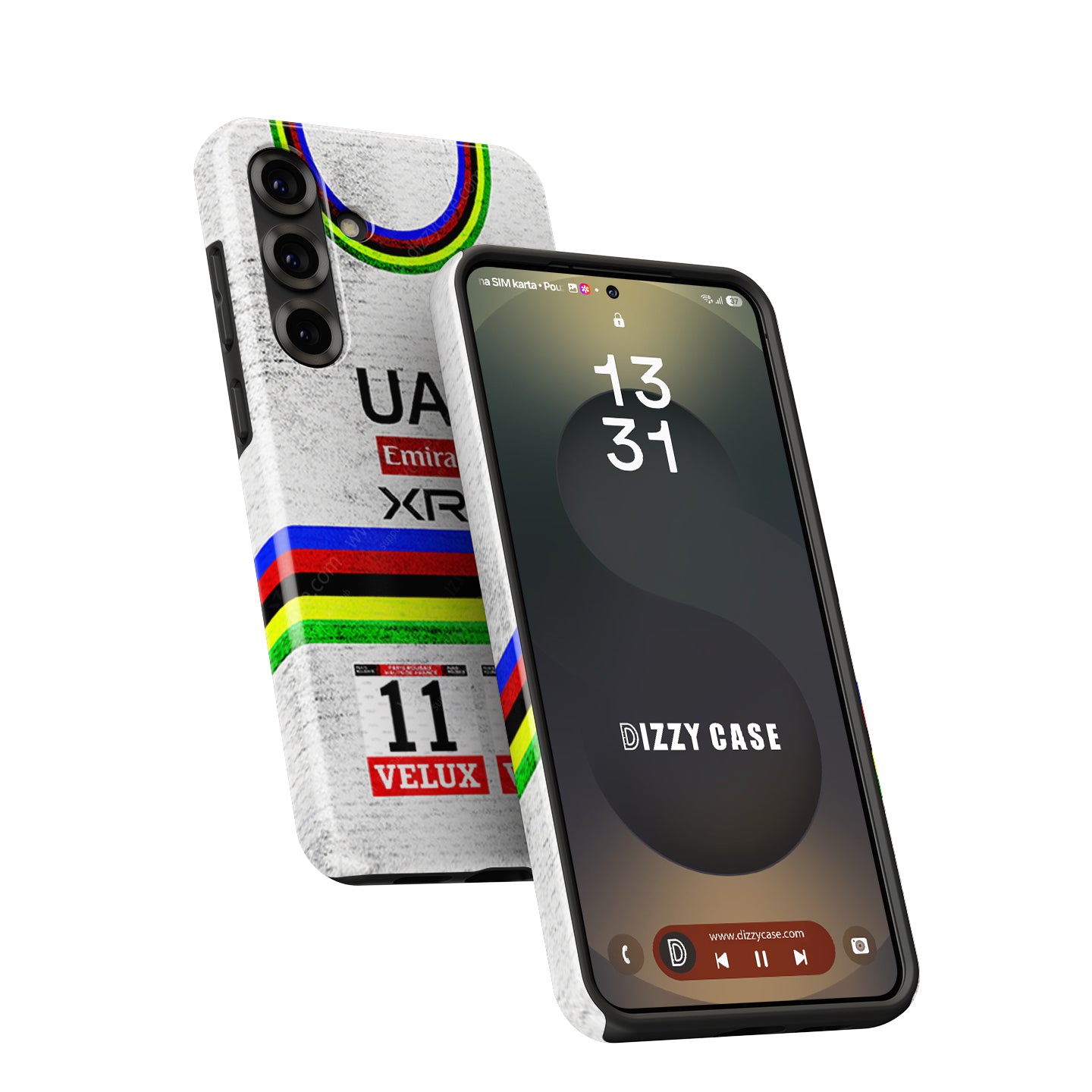 Paris-Roubaix 2026 — Tadej Pogačar #11 | UAE Team Emirates XRG World Champion Phone Case for Samsung Galaxy