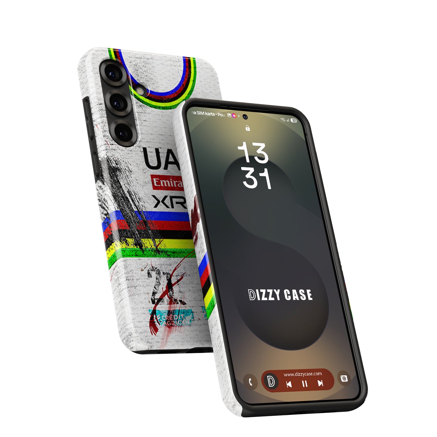 Milan-San Remo 2026 Champion — Tadej Pogačar #211 | UAE Team Emirates XRG Crash Edition Phone Case for Samsung Galaxy