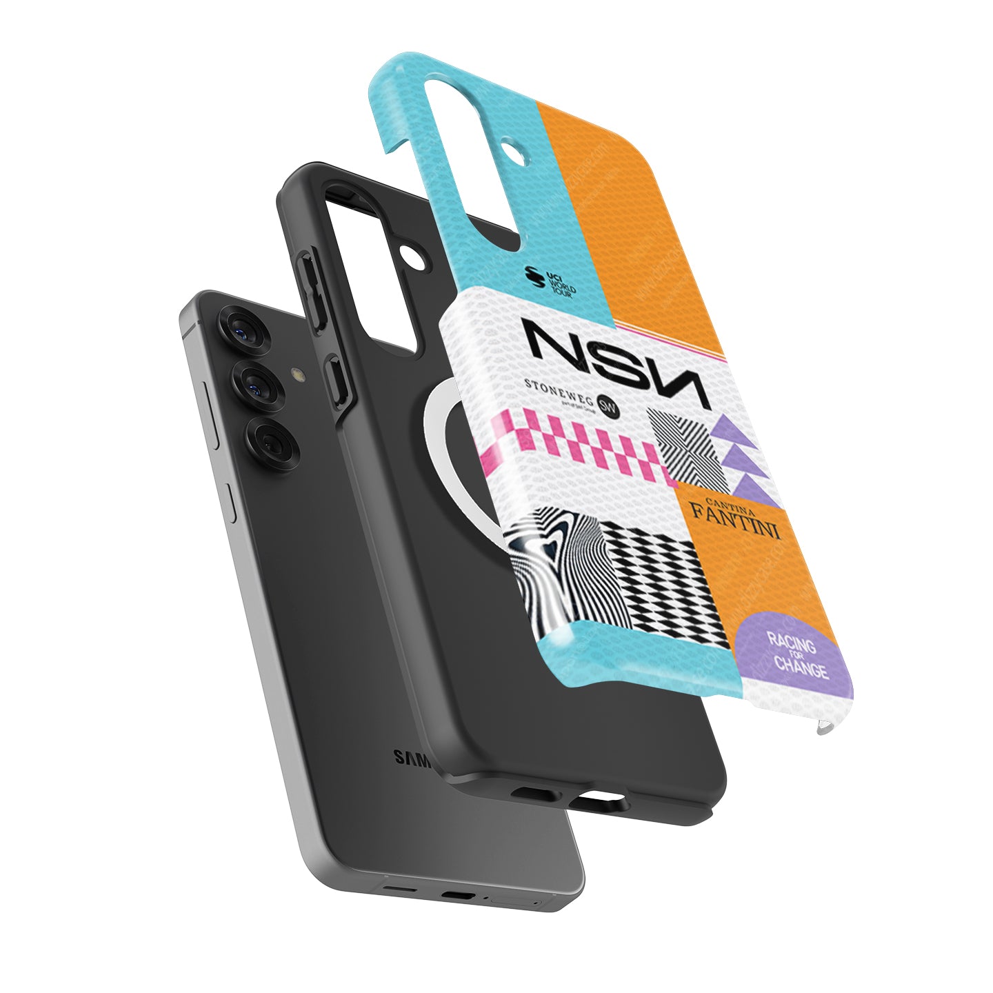 NSN Cycling Team 2026 Jersey Phone Case | Barcelona Edition for Samsung Galaxy