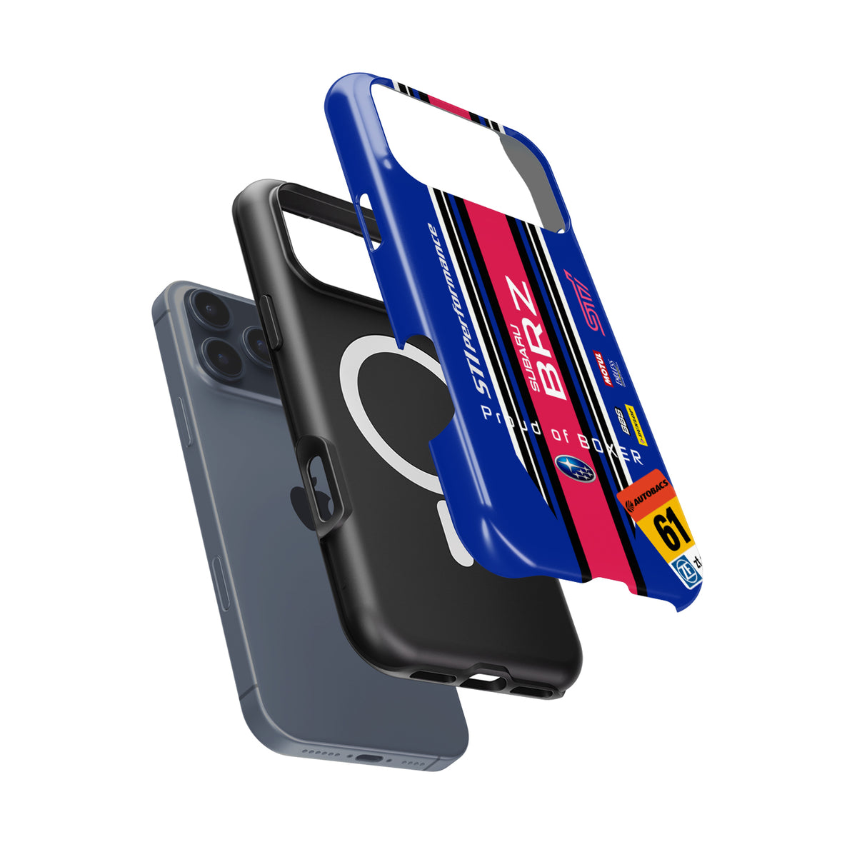 Get Ready for the Race with the SUPER GT Subaru BRZ GT300 Livery Phone Case
