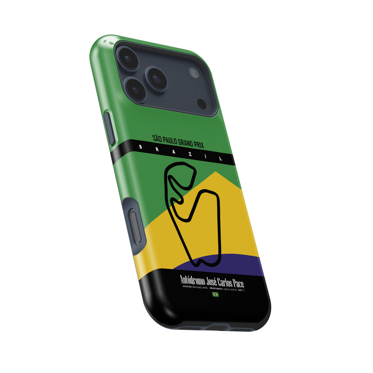 São Paulo Grand Prix iPhone Case – Iconic Track Map