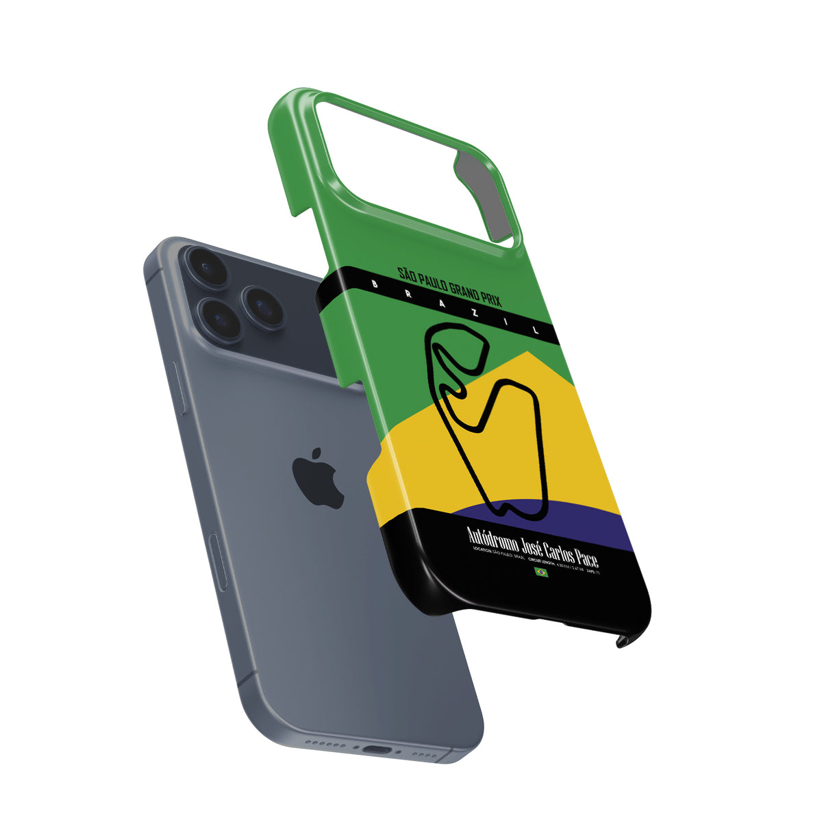 São Paulo Grand Prix iPhone Case – Iconic Track Map