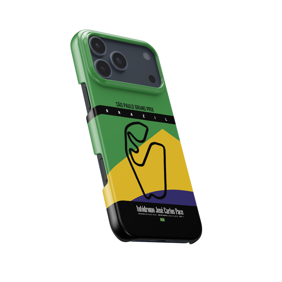 São Paulo Grand Prix iPhone Case – Iconic Track Map
