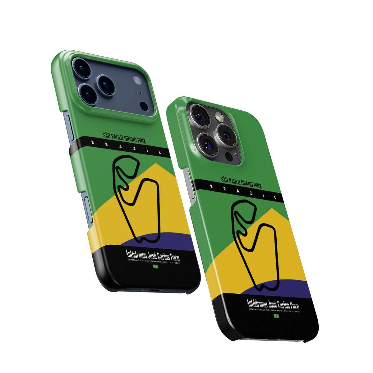 São Paulo Grand Prix iPhone Case – Iconic Track Map