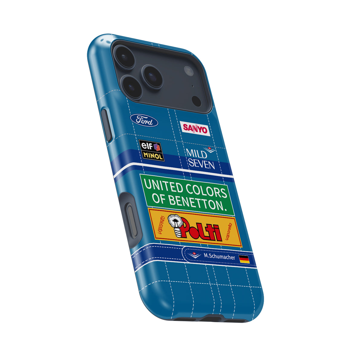 Michael Schumacher 1994 Benetton World Champion Formula 1 racing iPhone case view 8