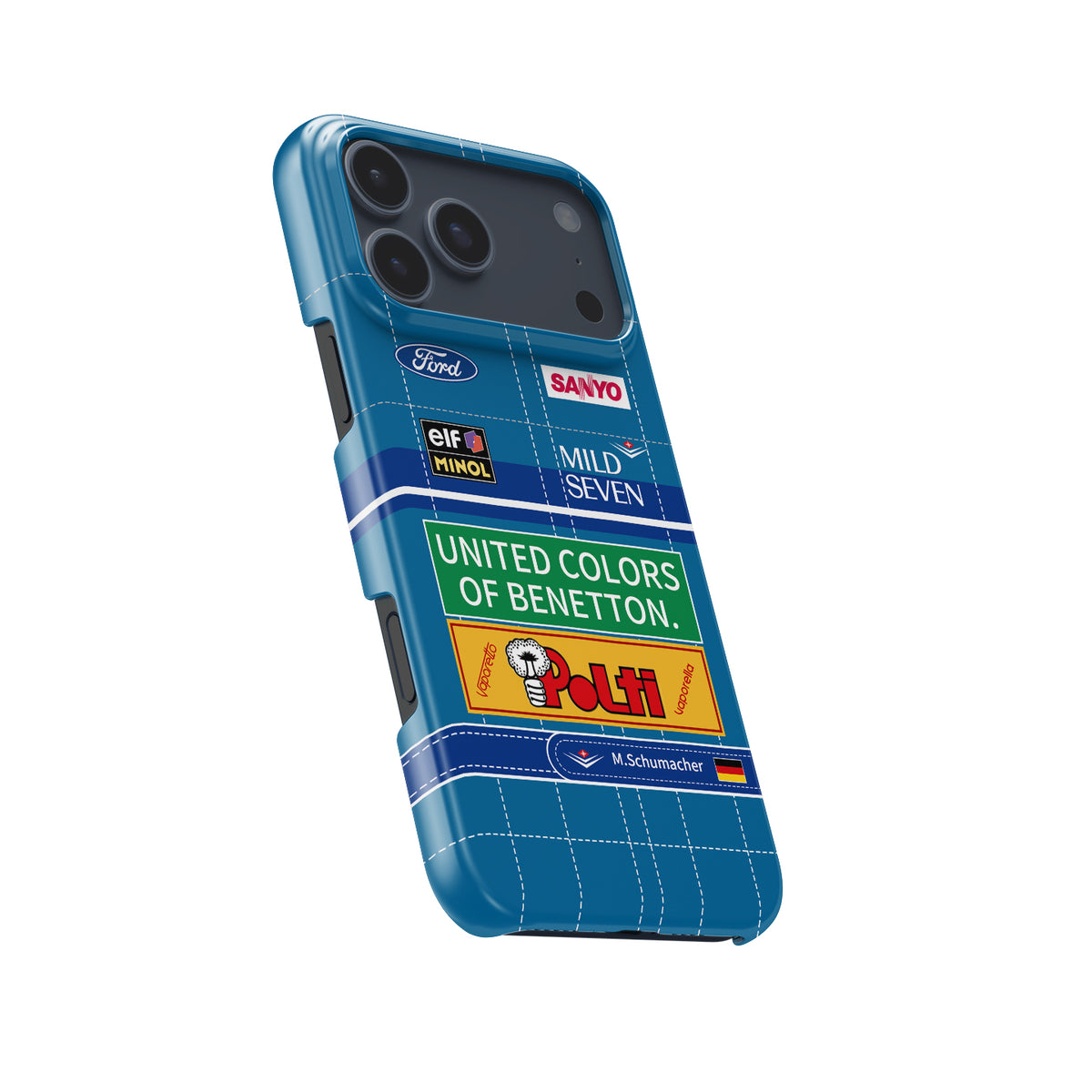 Michael Schumacher 1994 Benetton World Champion Formula 1 racing iPhone case view 5